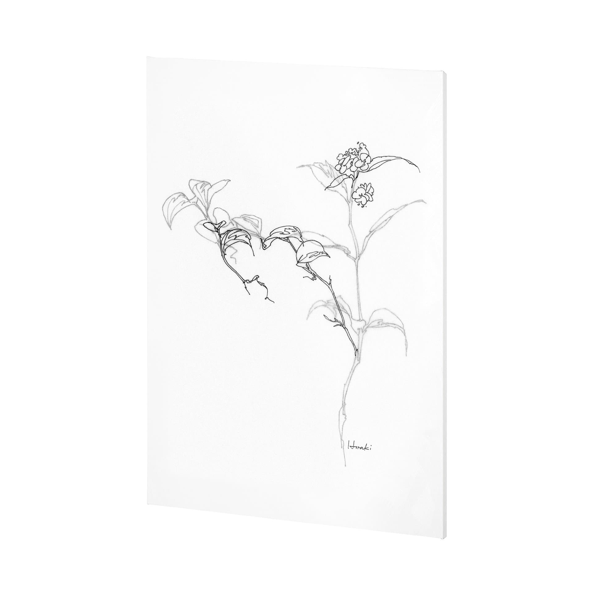 Arrangement VI by Hiraki a Hand Embellished Textured Canvas — product photograph