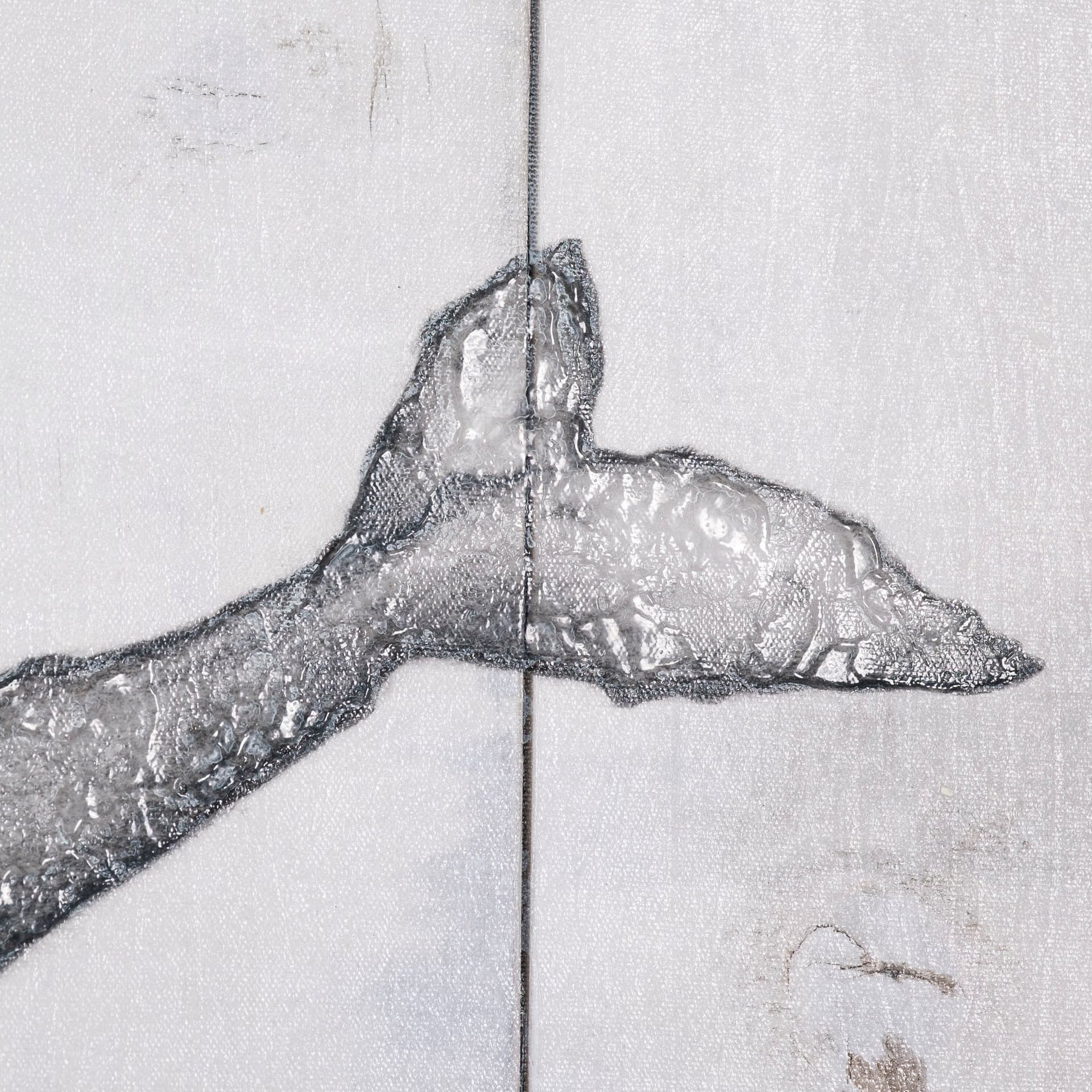 Humpback Whale by Mercana Studio a Hand Embellished Textured Canvas — product photograph