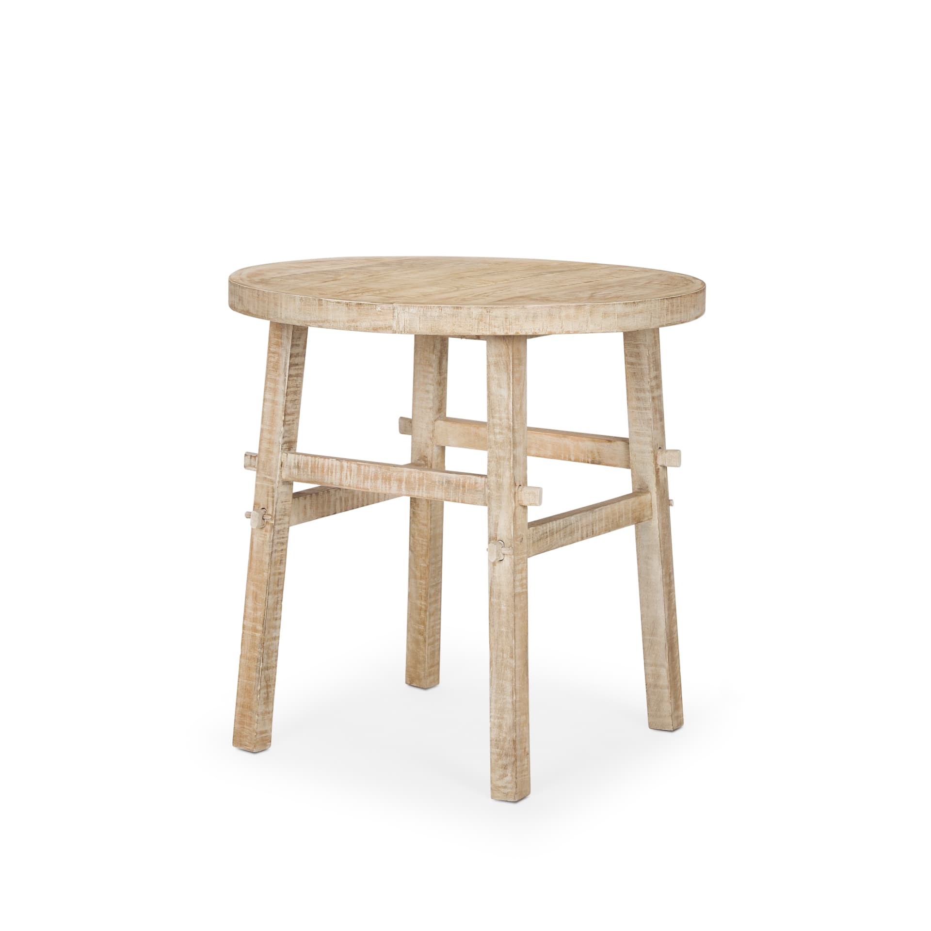 Rosie Large Blonde Wood End Table — product photograph