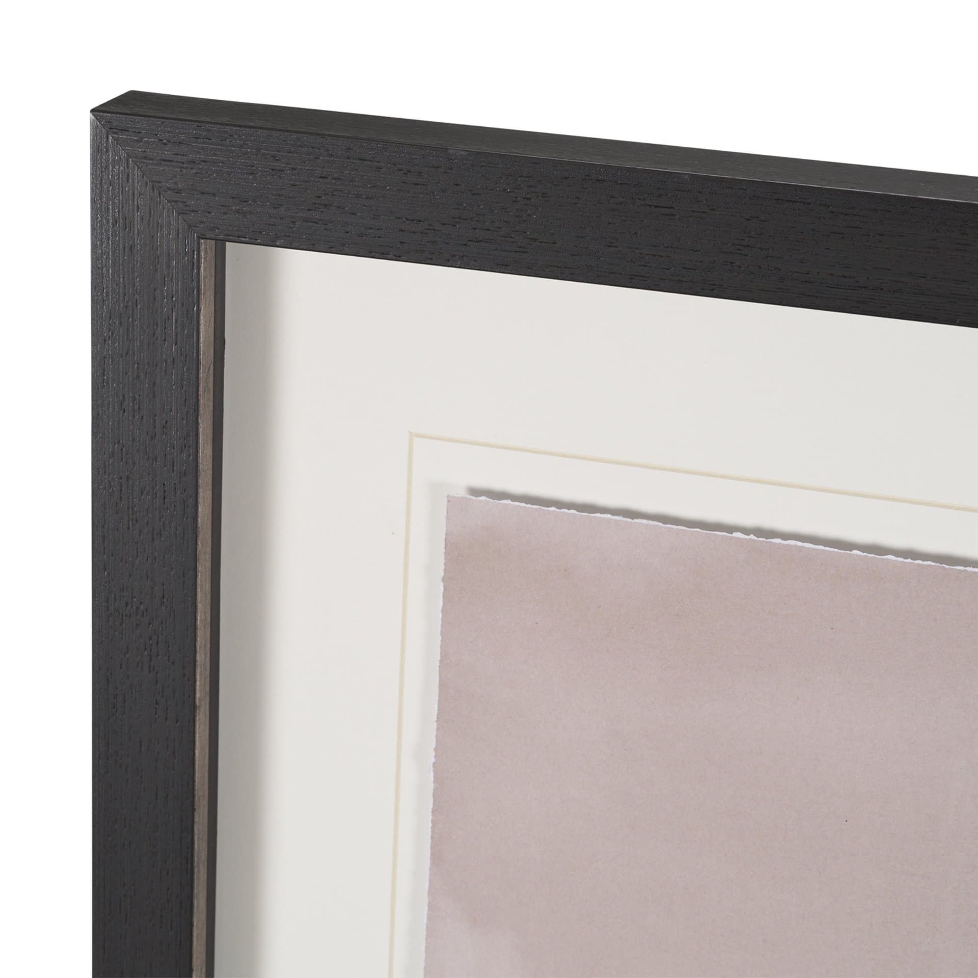 Lowland Fog by Mercana Studio Hand-Embellished Textured Framed Artwork Matted under Glass — product photograph