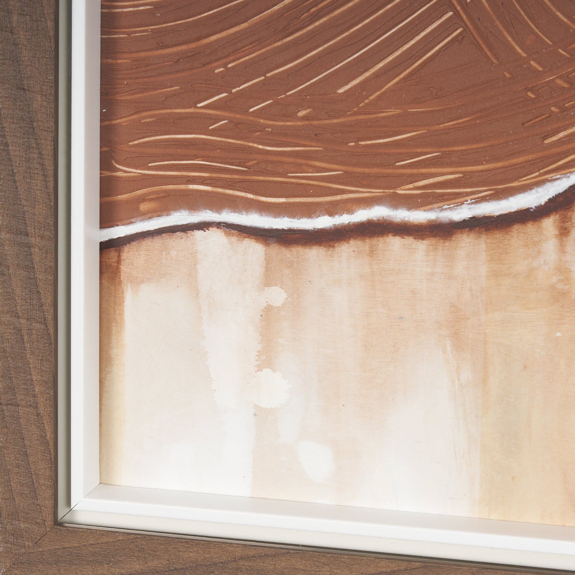 Red Rock View by Studio M a handmade Original Framed Artwork under Glass — product photograph