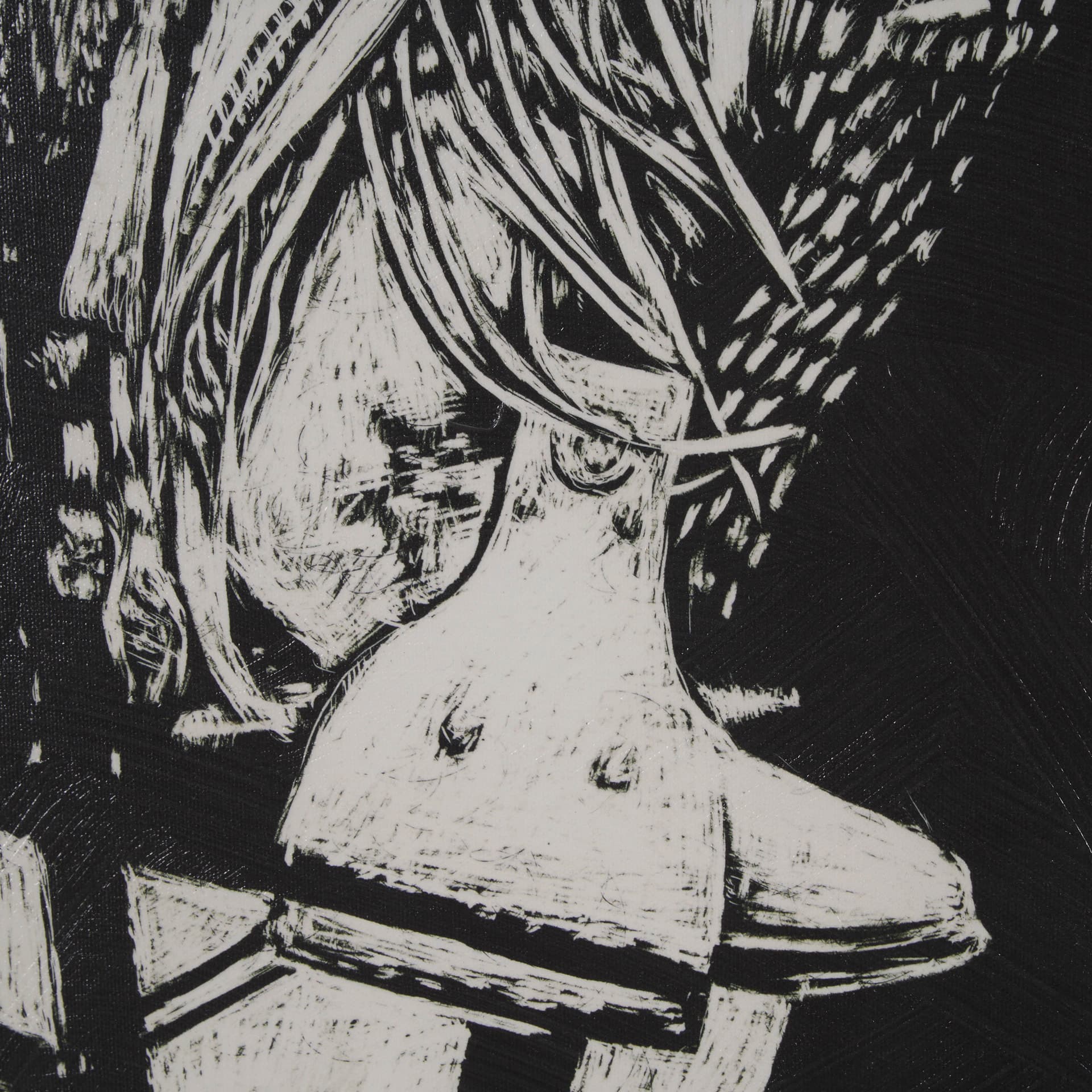 Saddled Up I by Mercana Studio a Hand Embellished Framed Art Print — product photograph