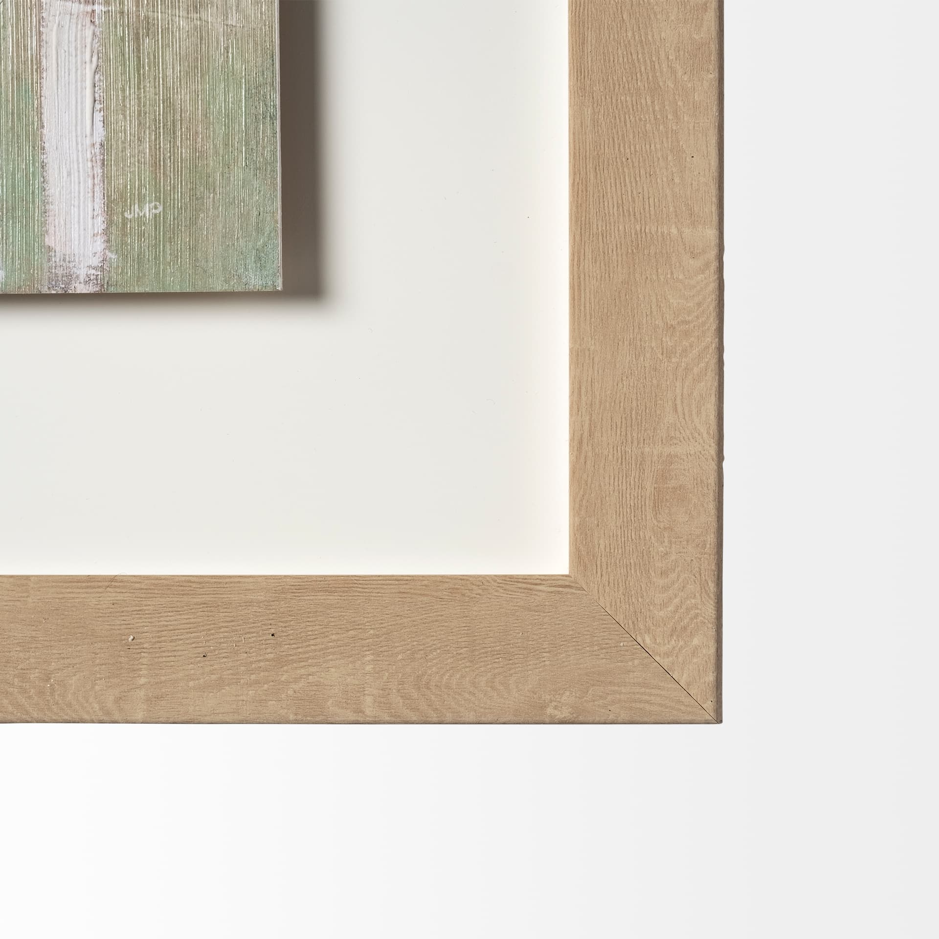 Spring Fling I Cool by Mercana Studio a Hand Embellished Textured Framed Art Print — product photograph