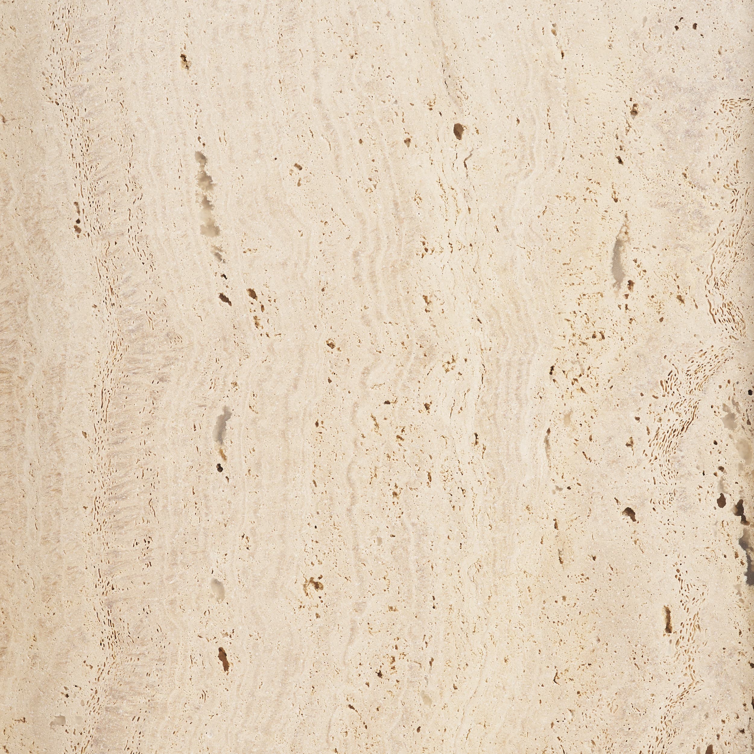 Valterra Light Brown Wood w/ Travertine 4 Door Sideboard — product photograph