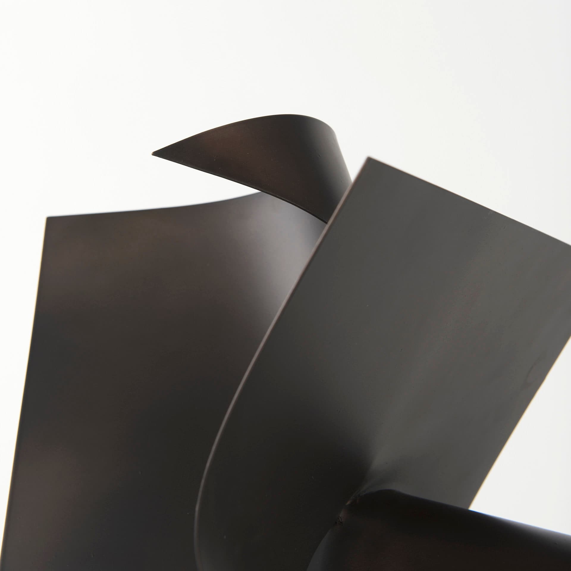 Francesca 11.8L x 11.8W x 11.8H Black Metal Sculptural Decorative Object — product photograph