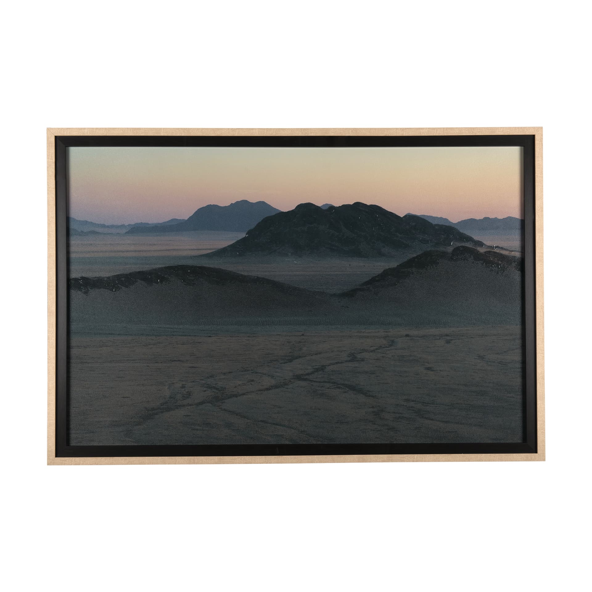 Namib Naukluft Park at Sunset by Mercana Studio Hand Embellished Framed Art Photo Matted under Glass — product photograph