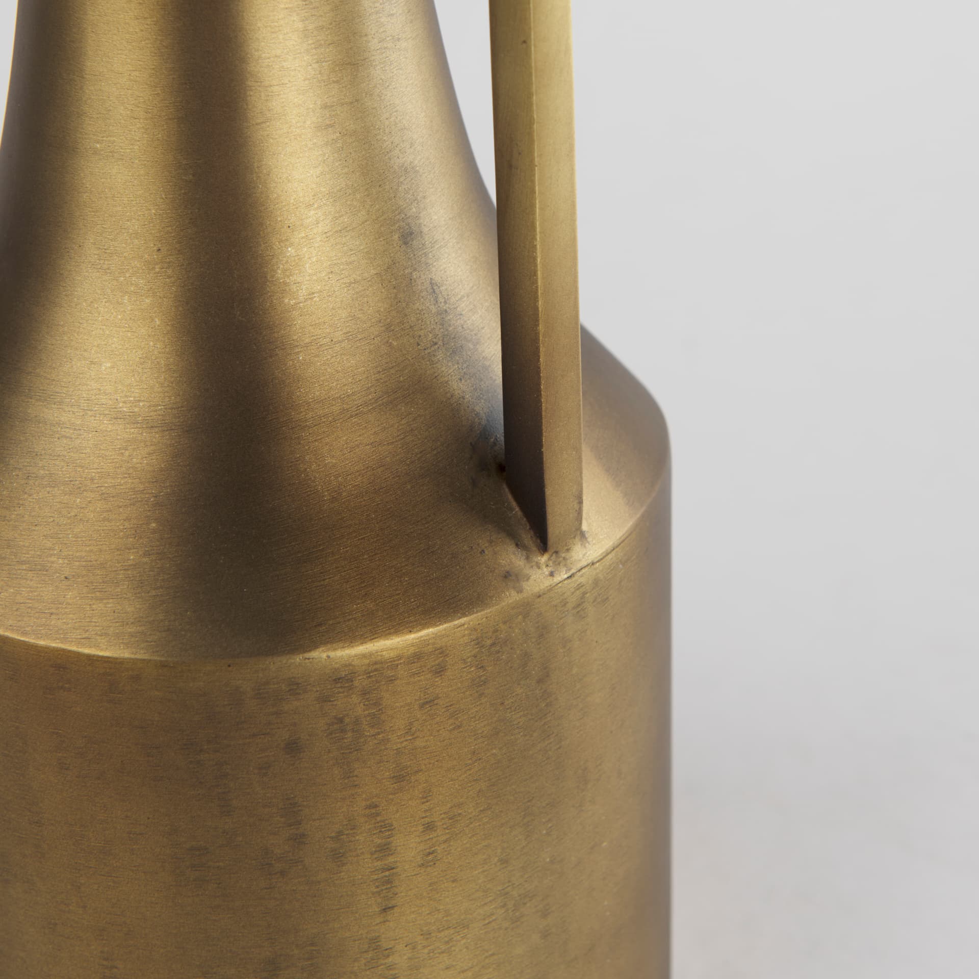 Aubrey Small 14.0H Gold Iron Flower Jug Vase — product photograph
