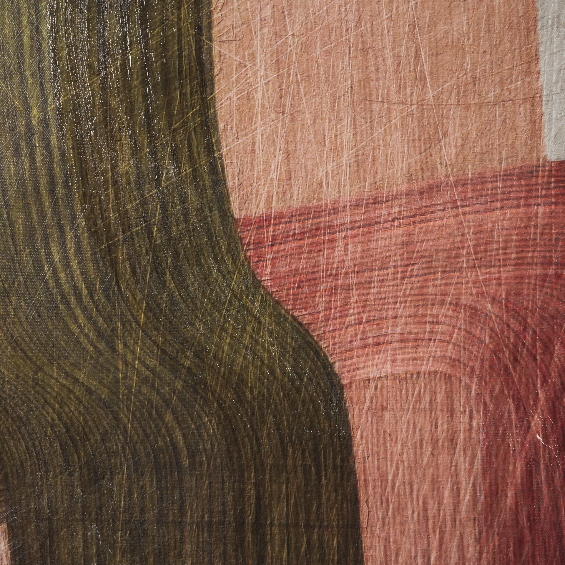 Alma - Metal Brushes II by Mercana Studio a Hand Embellished Textured Framed Canvas — product photograph
