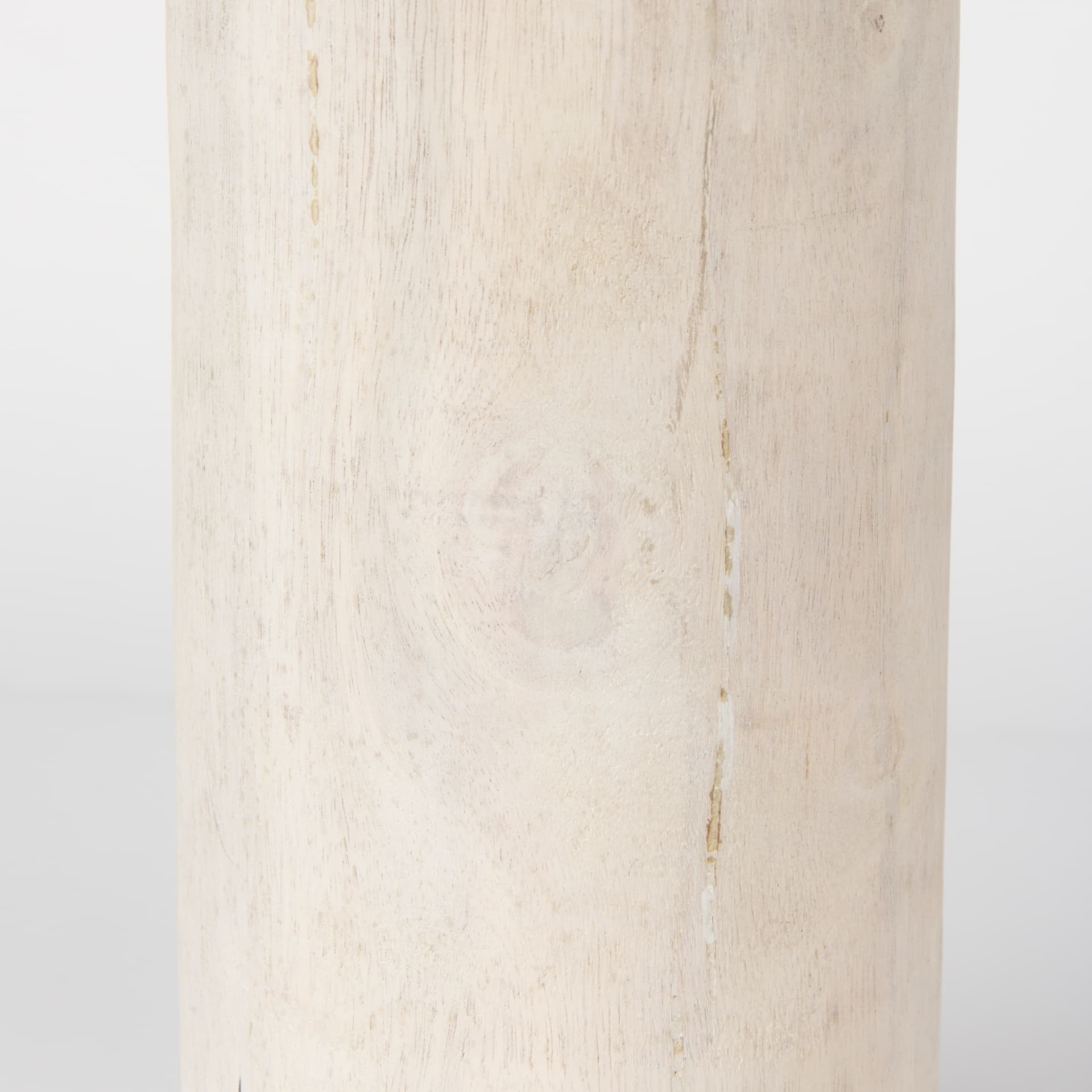 Knox Tall White-Wash Wood Decorative Object — product photograph