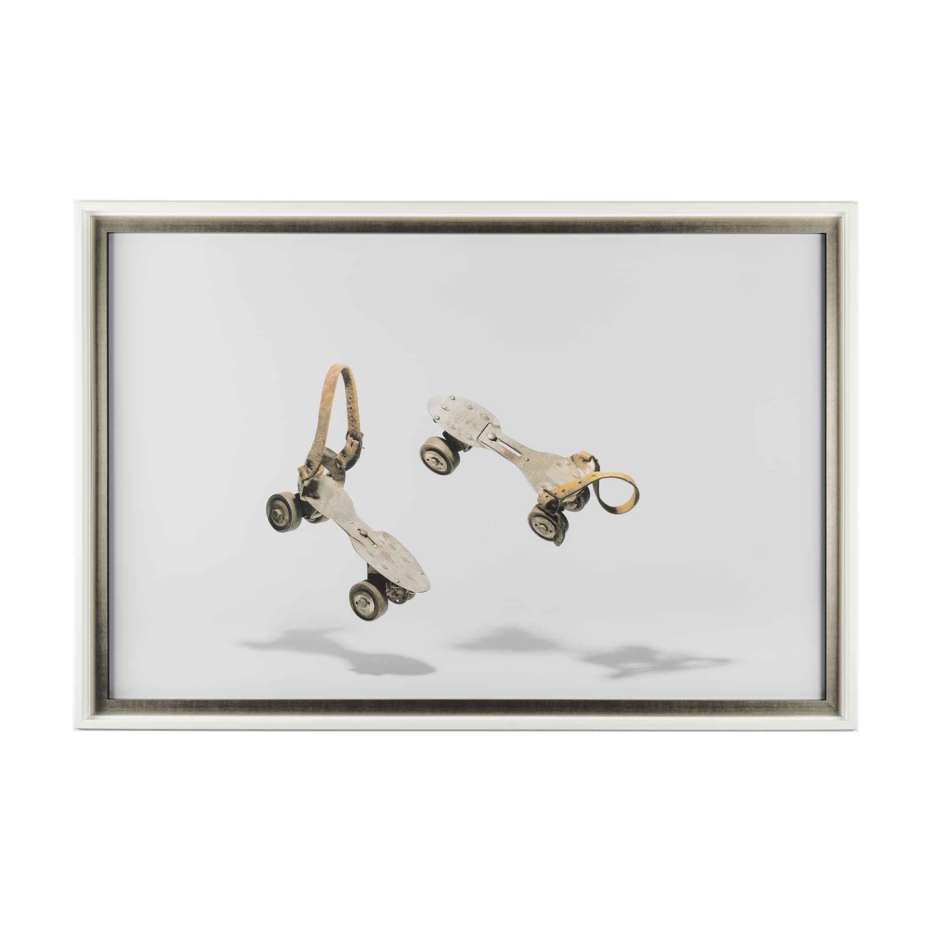 Vintage Roller Skates II by Natalia a Framed Art Print Matted under Glass — product photograph