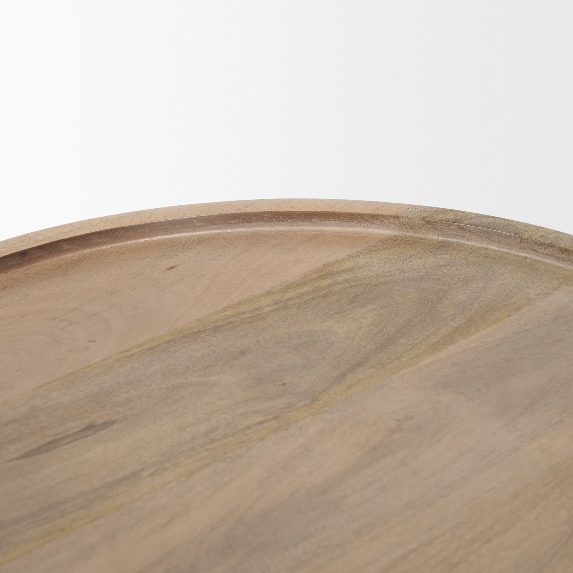 Takoda Light Brown Wood Tapered Drum Accent Table — product photograph