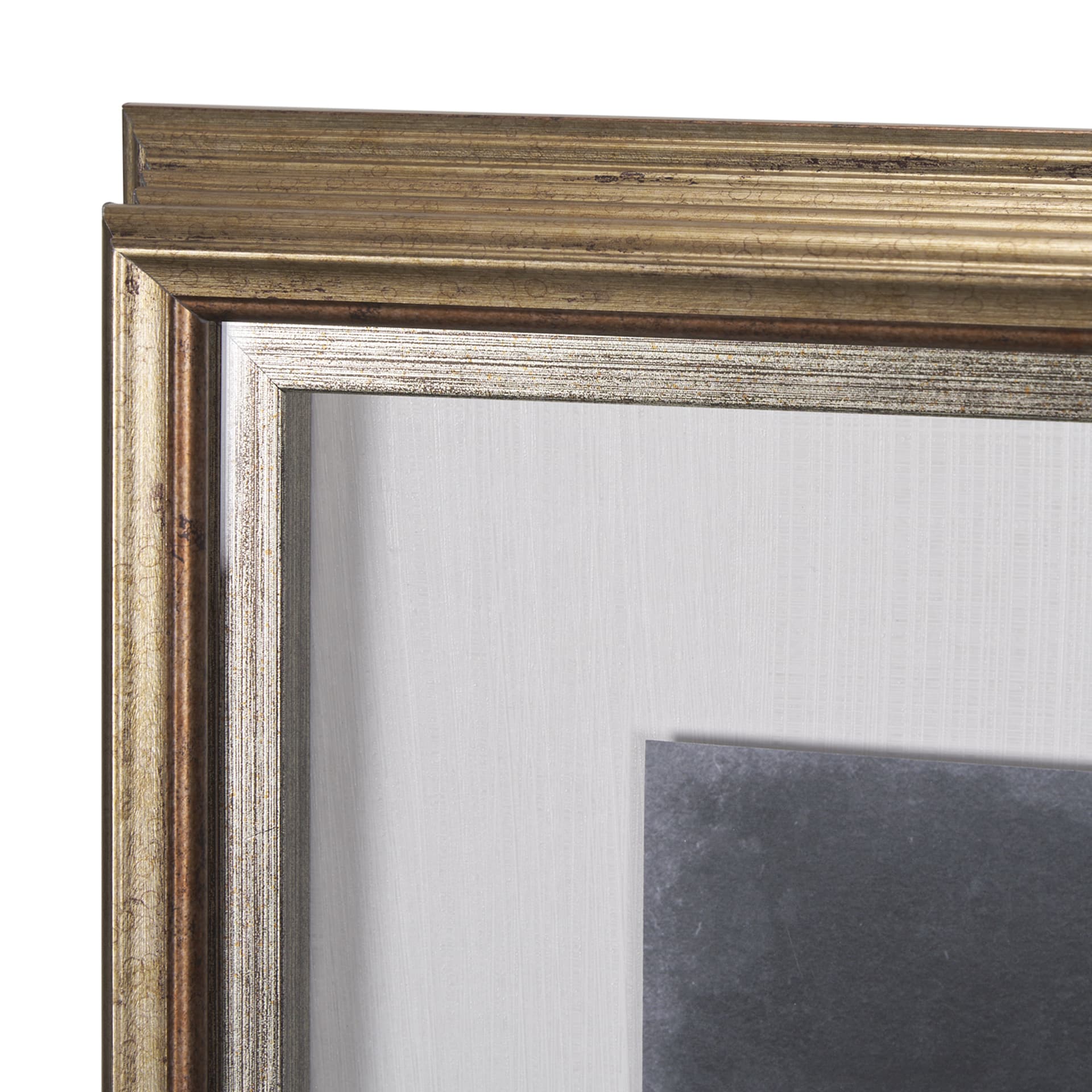 Foliage Dramatique IV by Vision Studio Hand Embellished Textured Framed Art Print Matted under Glass — product photograph