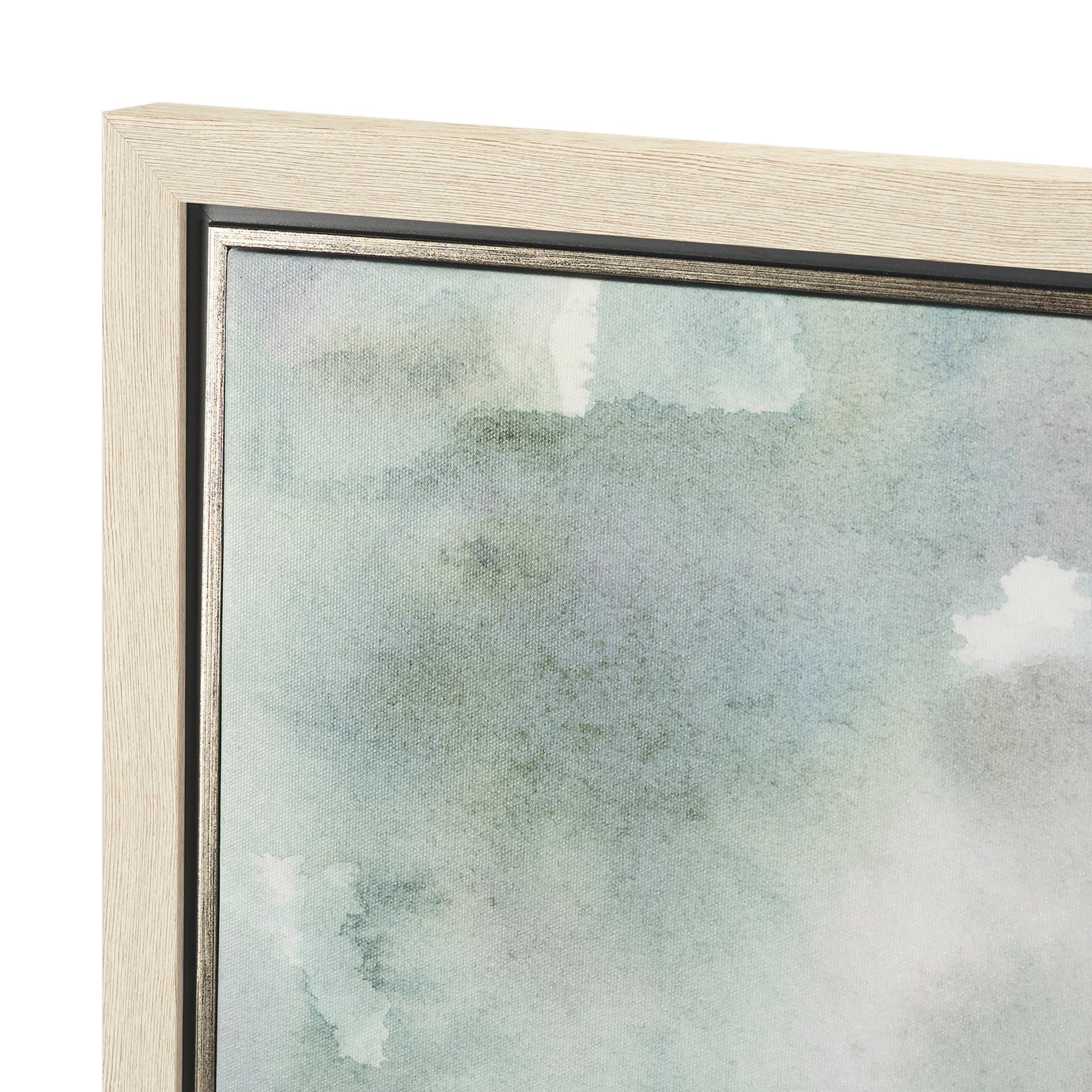 Beach View II by Mercana Studio Hand-Embellished Textured Framed Canvas Artwork — product photograph
