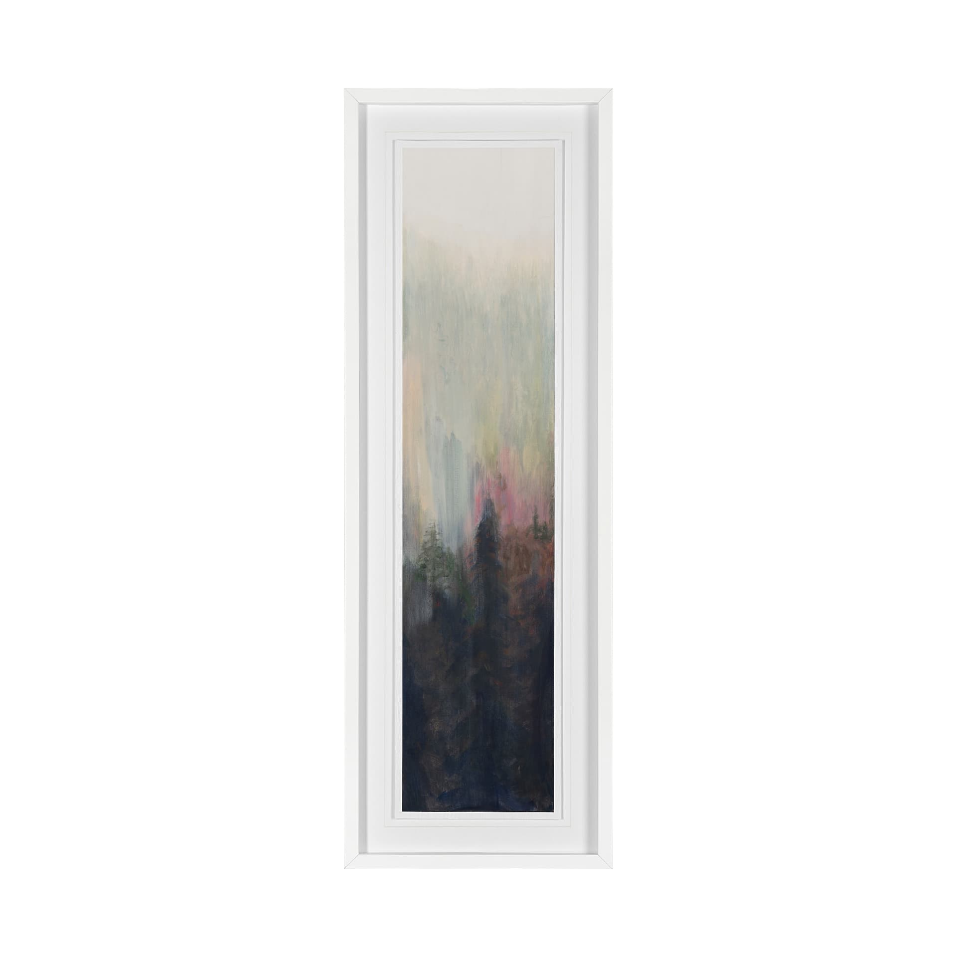 Pacific Northwest Panel III by Sandra Lafrate Hand Embellished Framed Art Print Matted under Glass — product photograph