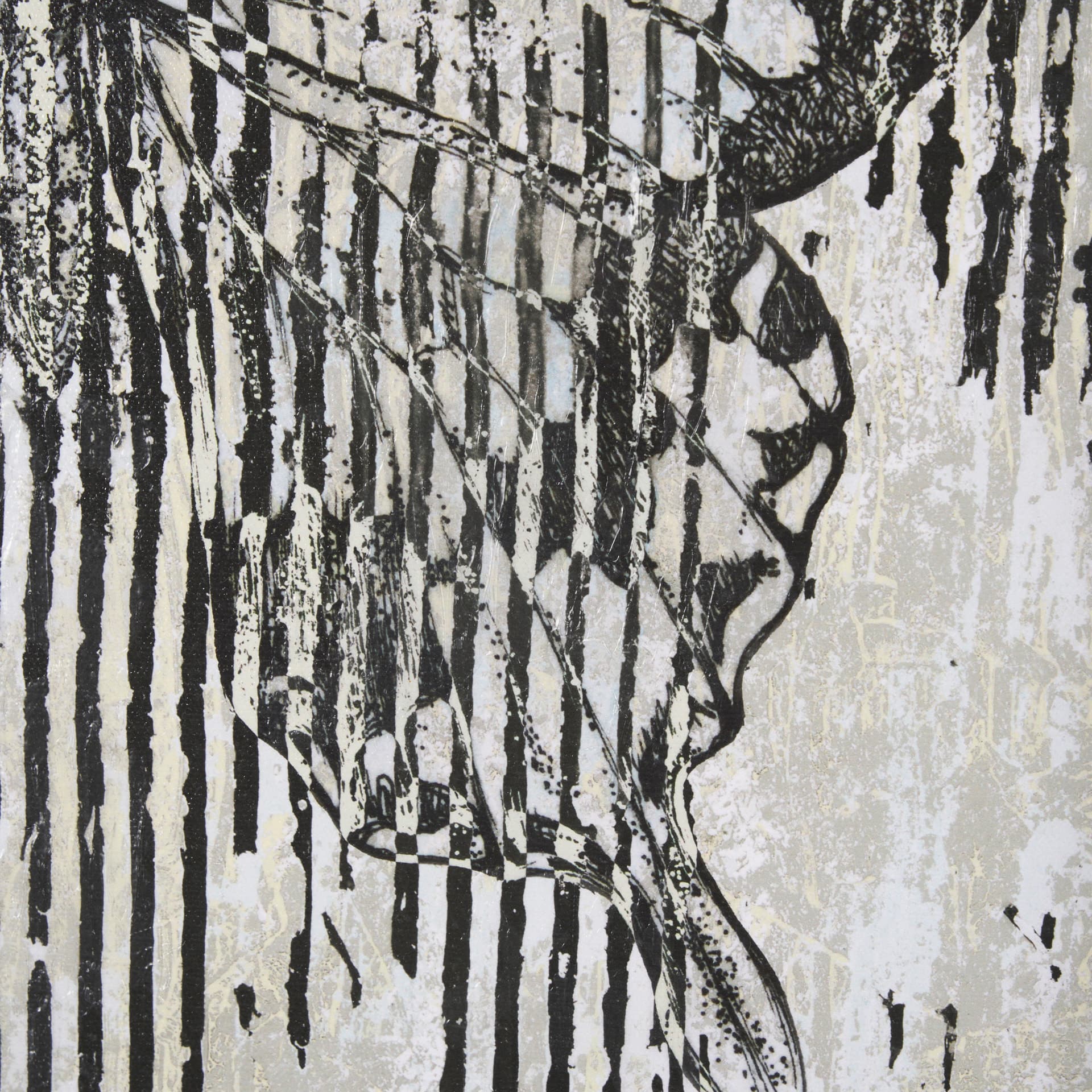 Papillon II by Mercana Studio a Hand Embellished Framed Art Print — product photograph