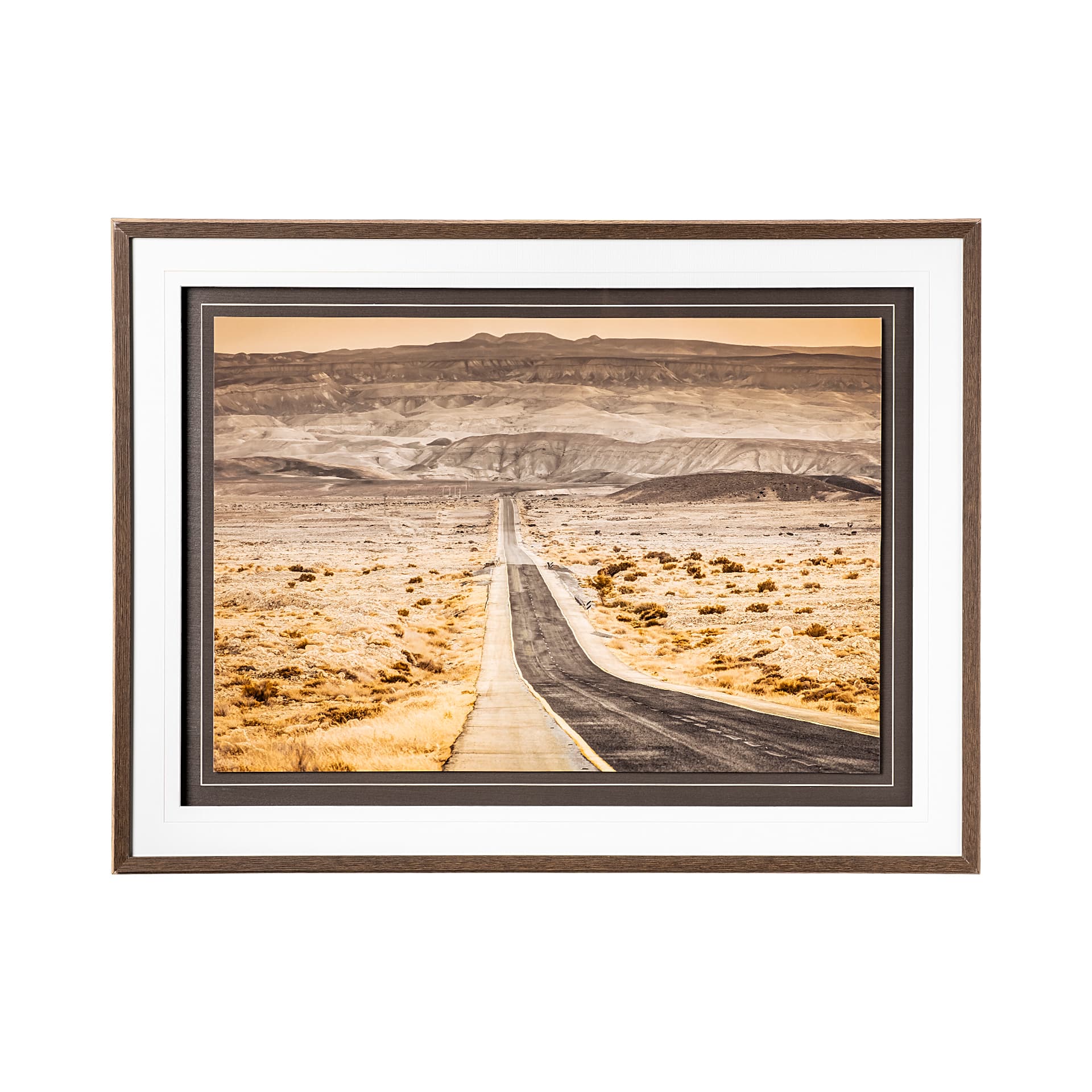 Journey Onwards by Frank Assaf a Hand Embellished Textured Framed Art Photograph Matted under Glass — product photograph