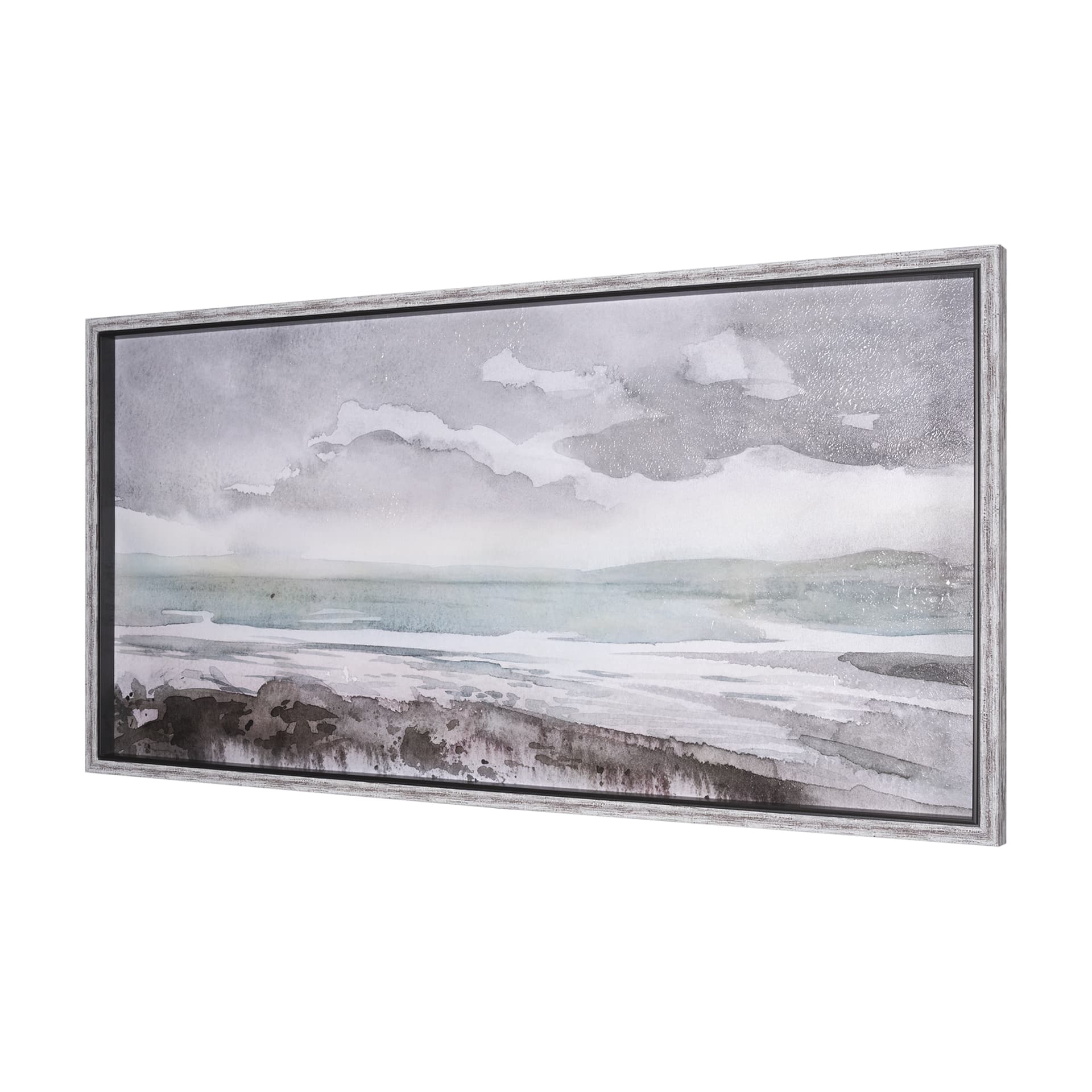Seaside Vacation IV by Mercana Studio a Hand Embellished Textured Framed Art Print — product photograph