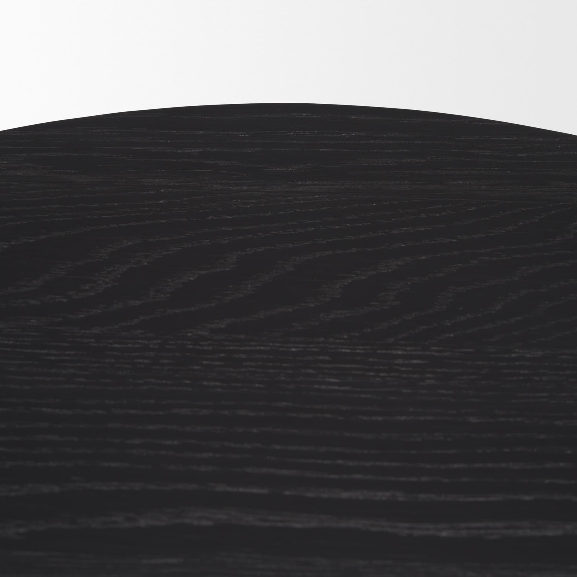 Tucson Natural Wood w/ Round Black Oak Top Side Table — product photograph