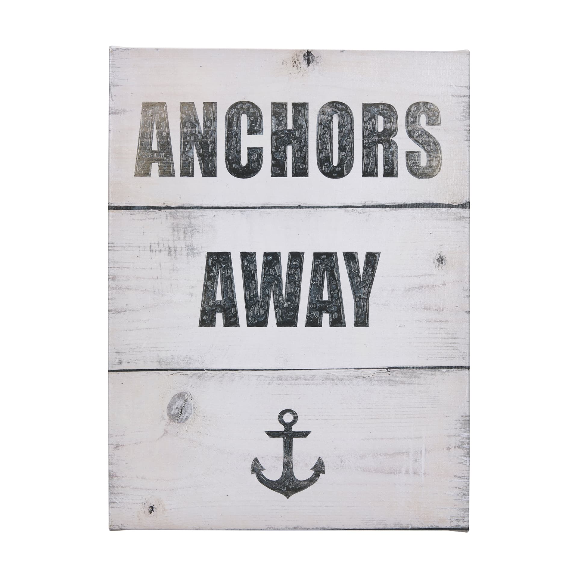 Anchors Away by Mercana Studio a Hand Embellished Textured Canvas — product photograph