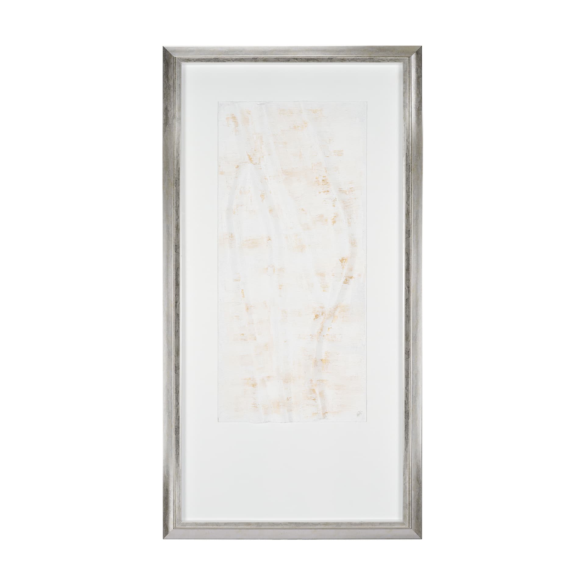 Lime Washed Branches I by Studio M a handmade Original Framed Artwork under Glass — product photograph
