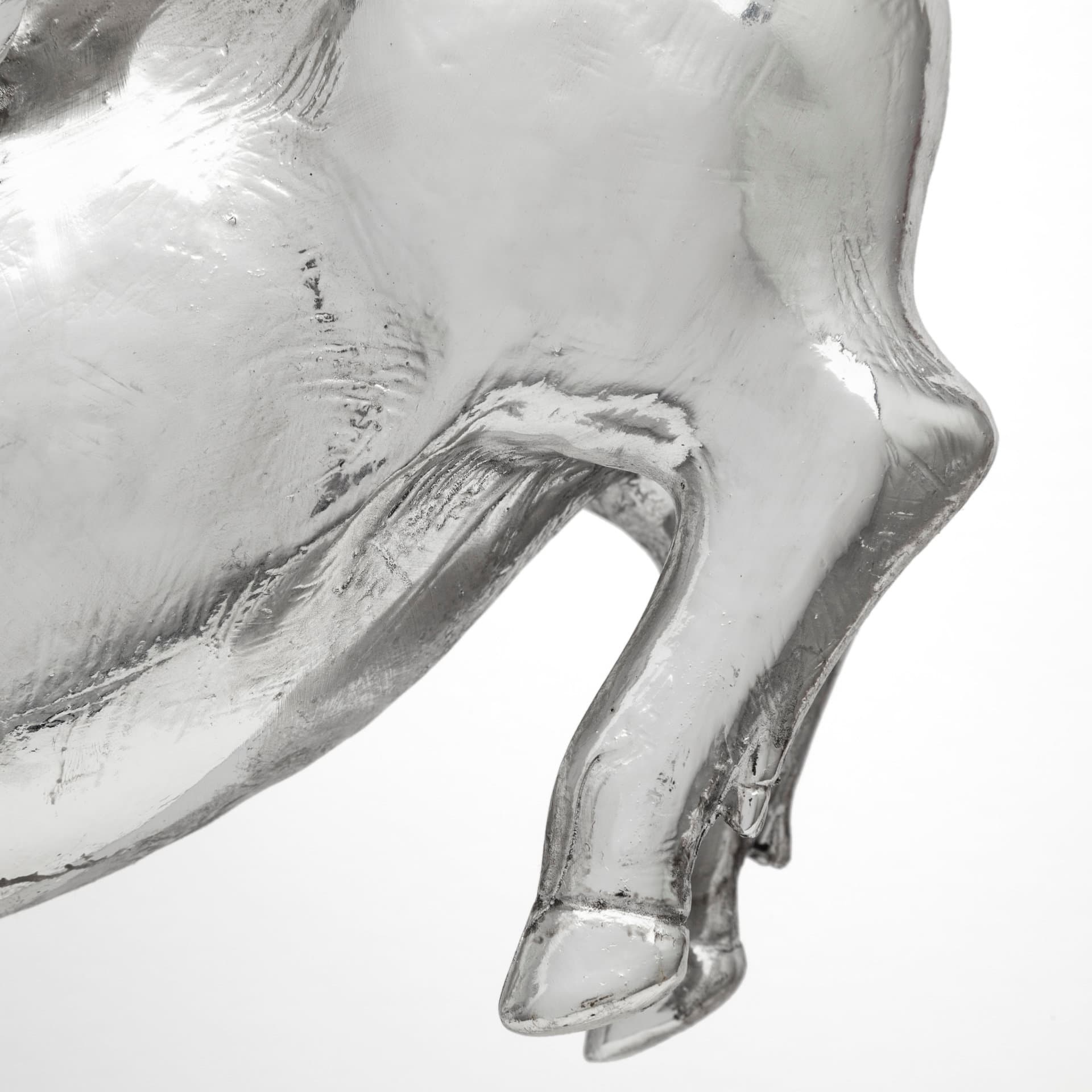 Hogbadi Set of 2 Silver Flying Pigs — product photograph