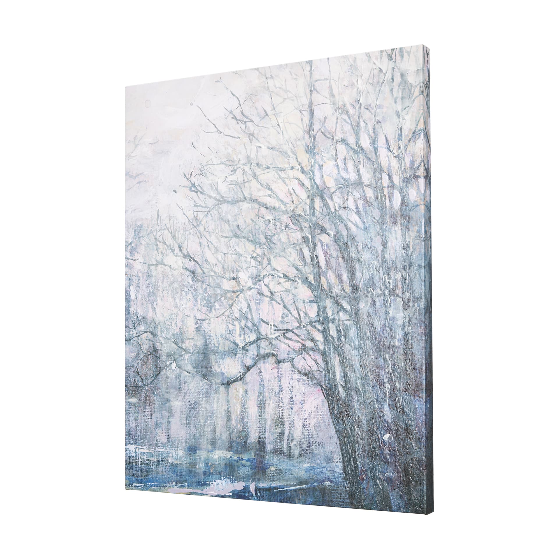 A Fresh Winter Morning II by Mercana Studio a Hand Embellished Textured Canvas — product photograph