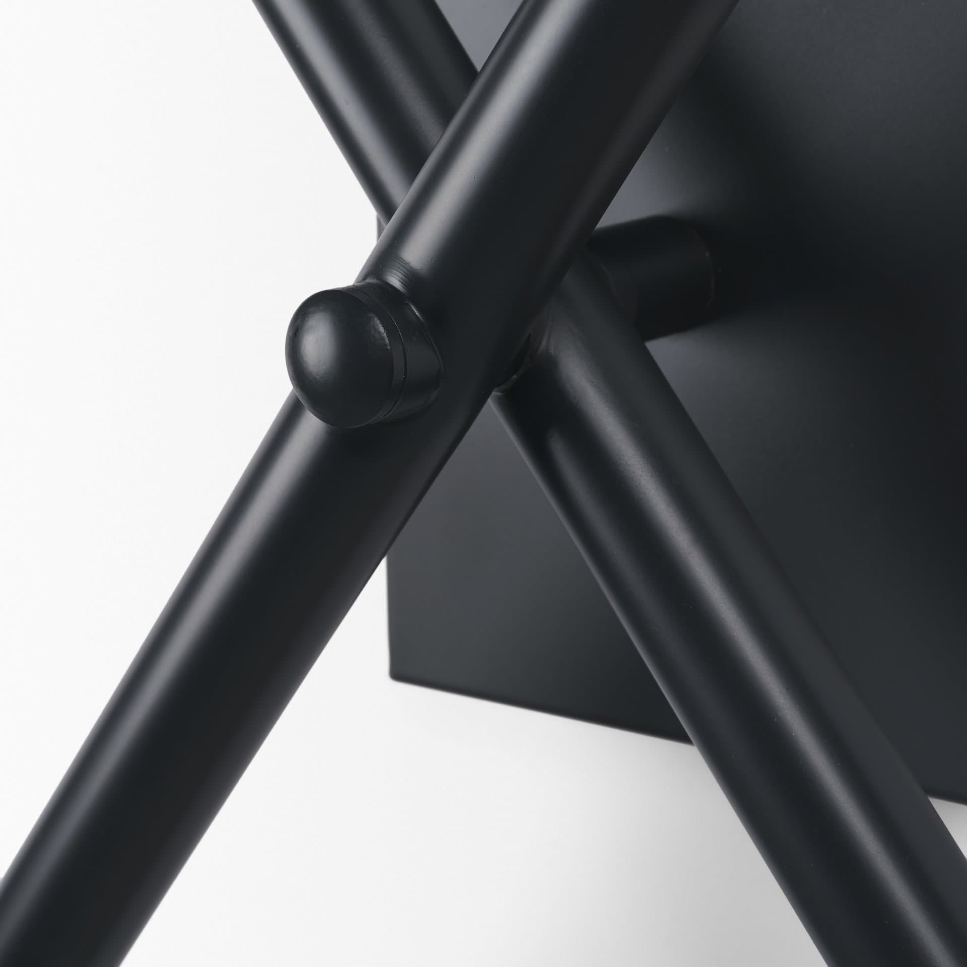 Xendi 4x25 Black Toned Metal Sputnik Wall Sconce — product photograph