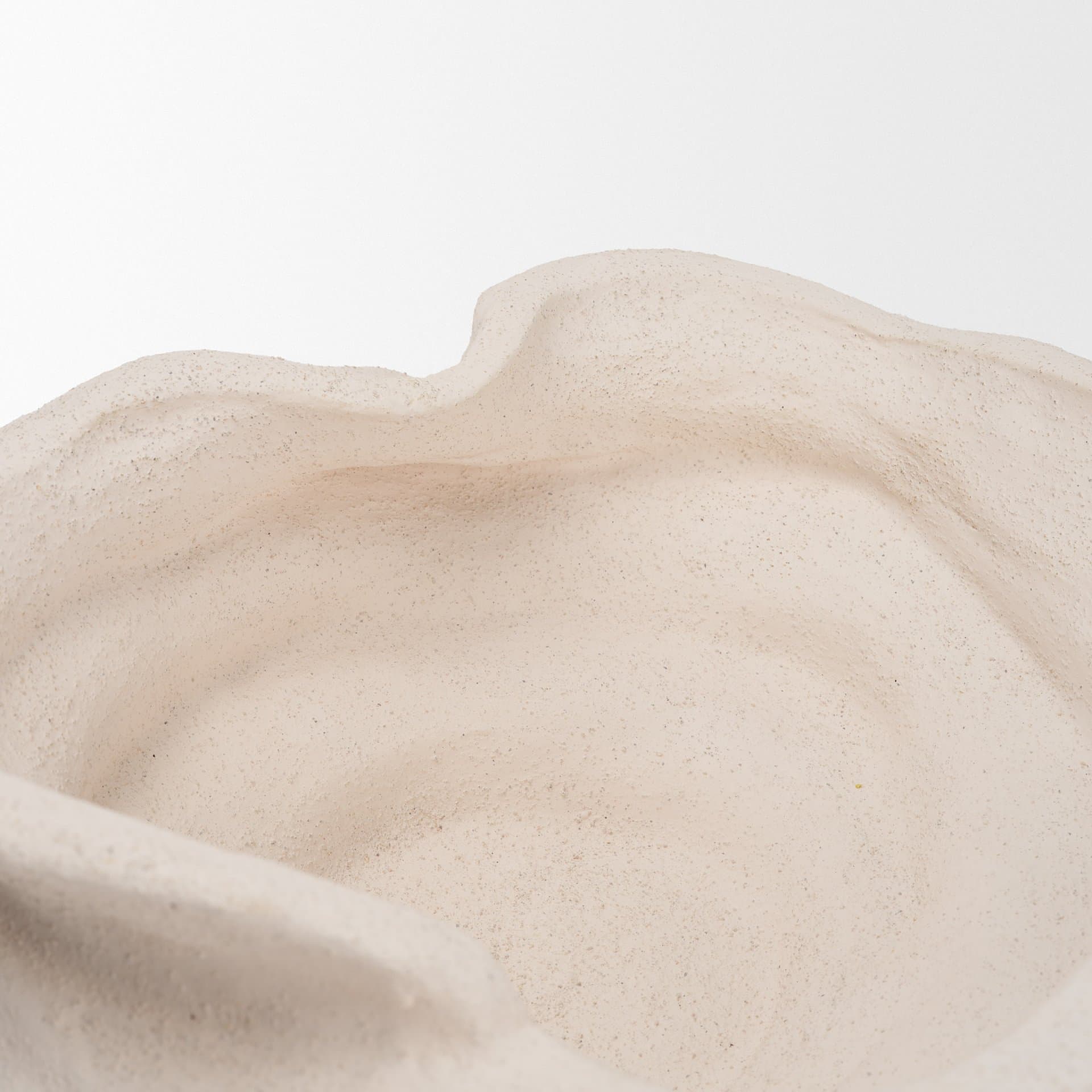 Scala Textured Ceramic Organic Forms Decorative Bowl — product photograph