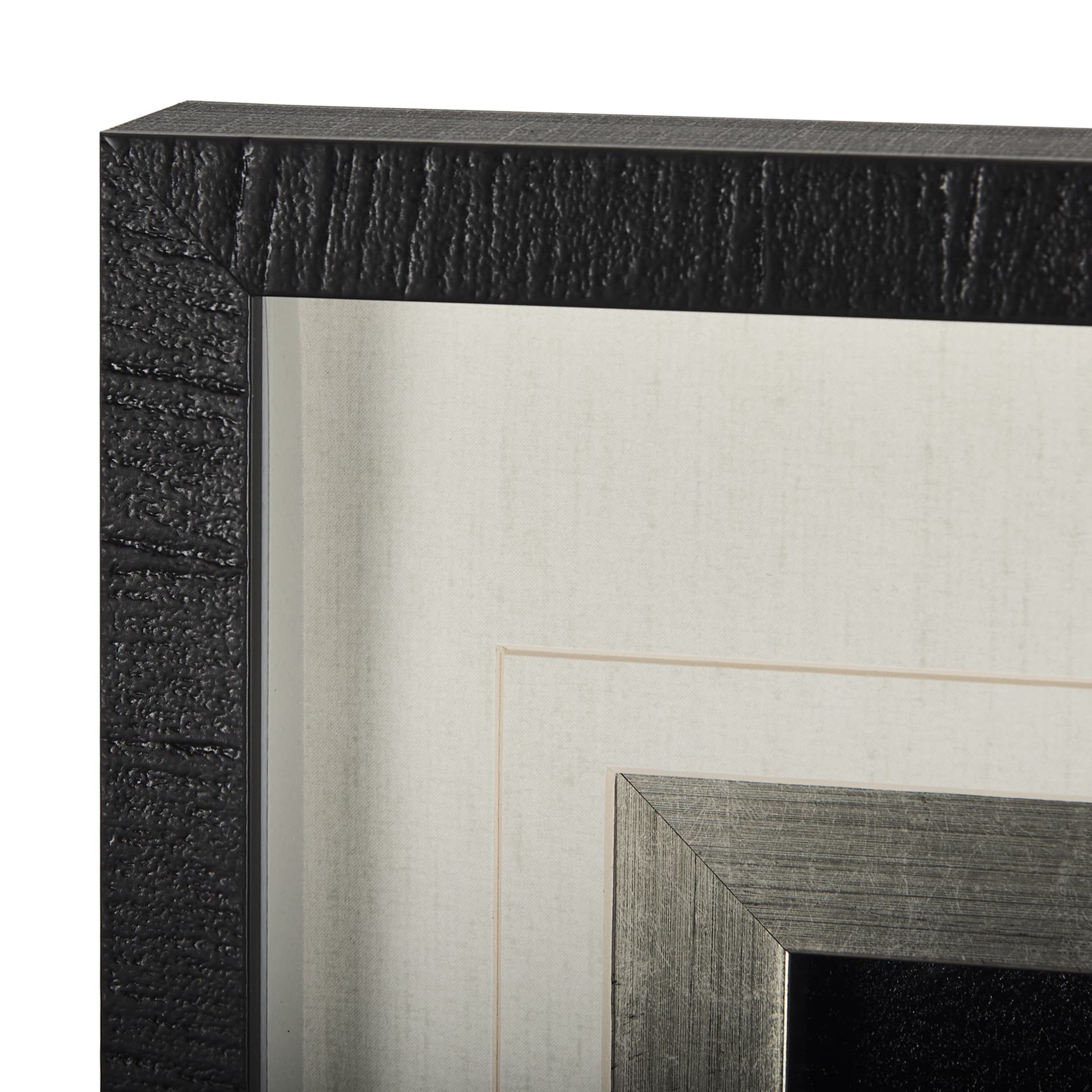 Cosmos I by Mercana Studio a Hand Embellished Textured Framed Art Print Matted under Glass — product photograph