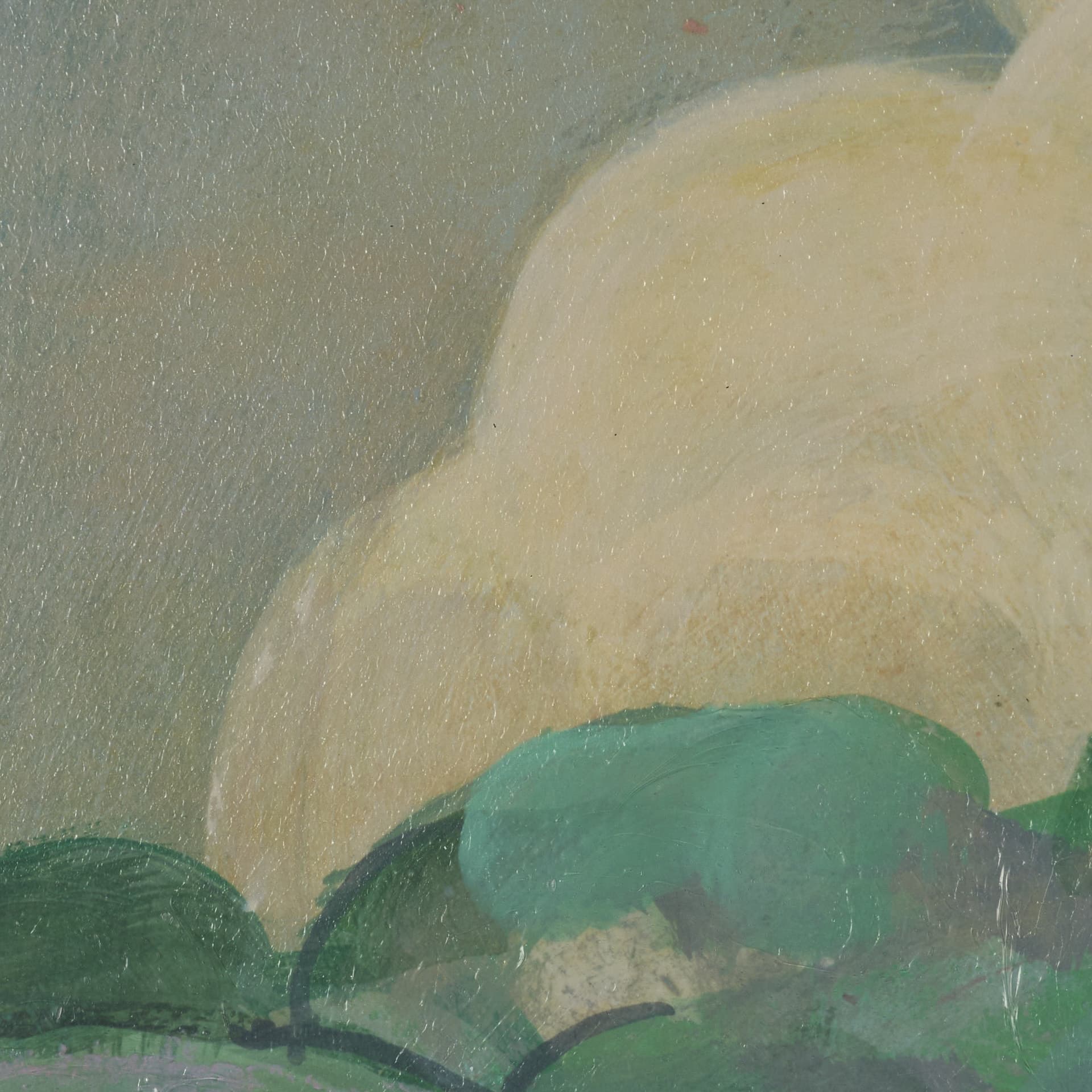 Majestic Garden IV by Mercana Studio a Hand Embellished Framed Art Print under Glass — product photograph