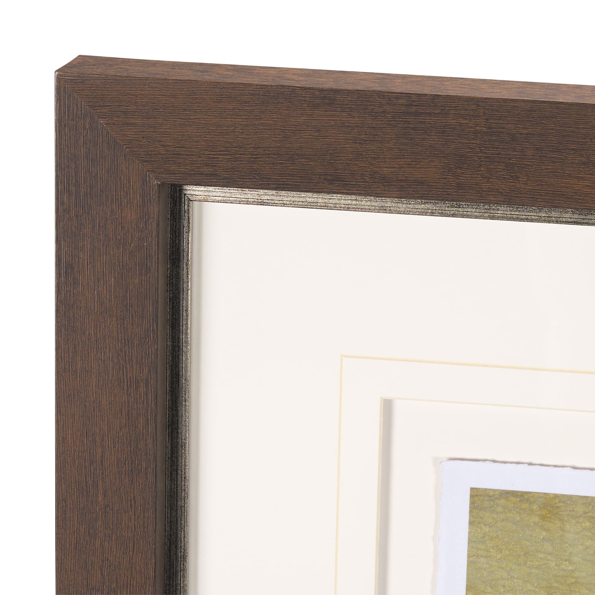 Secret Garden-L by Mercana Studio a Hand Embellished Textured Framed Art Print Matted under Glass — product photograph