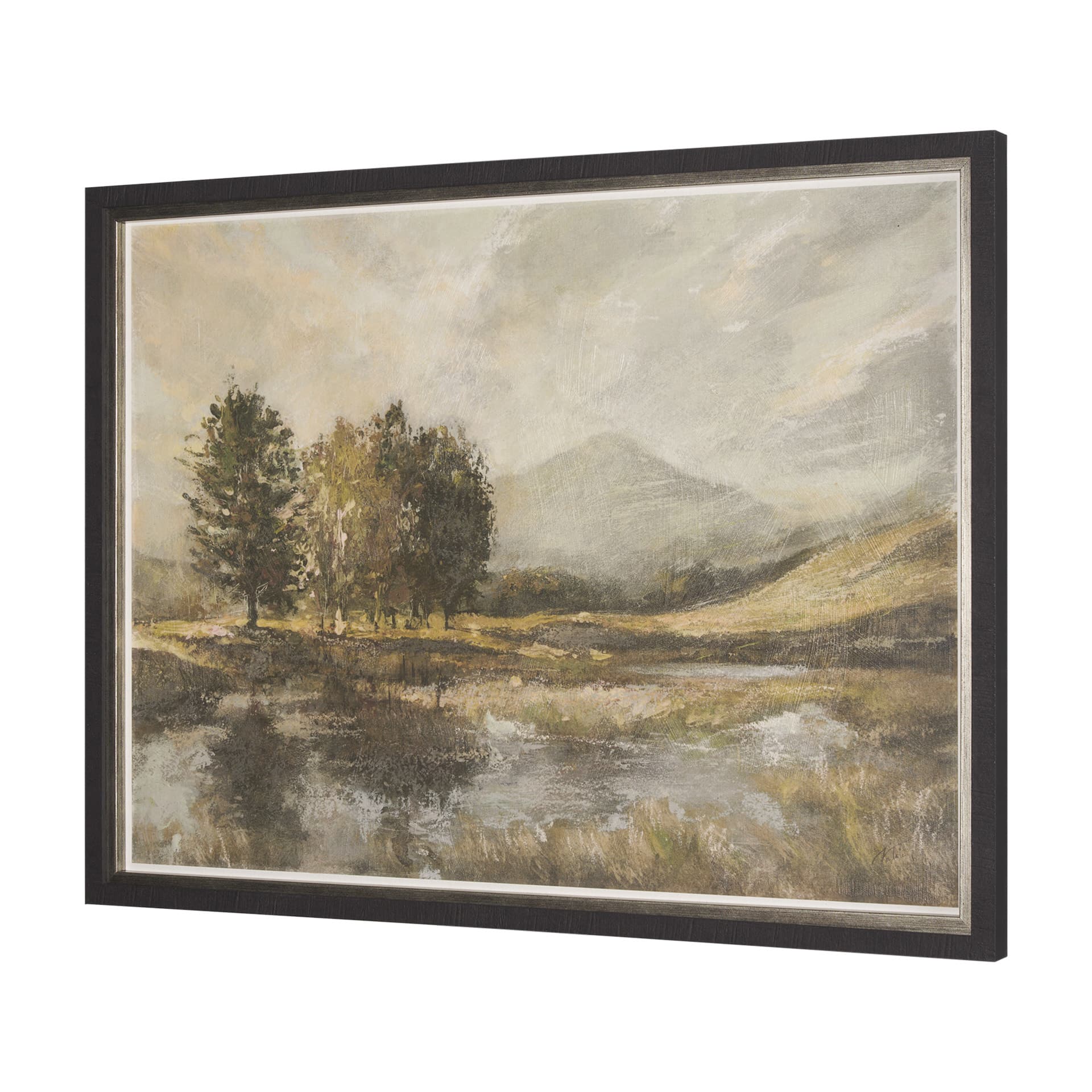 Old Style Landscape IV by Mercana Studio a Hand Embellished Framed Art Print — product photograph
