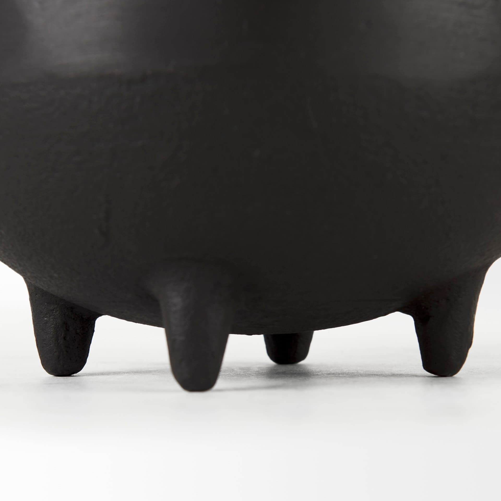 Cyrus Black Spherical Vase Decorative Object — product photograph
