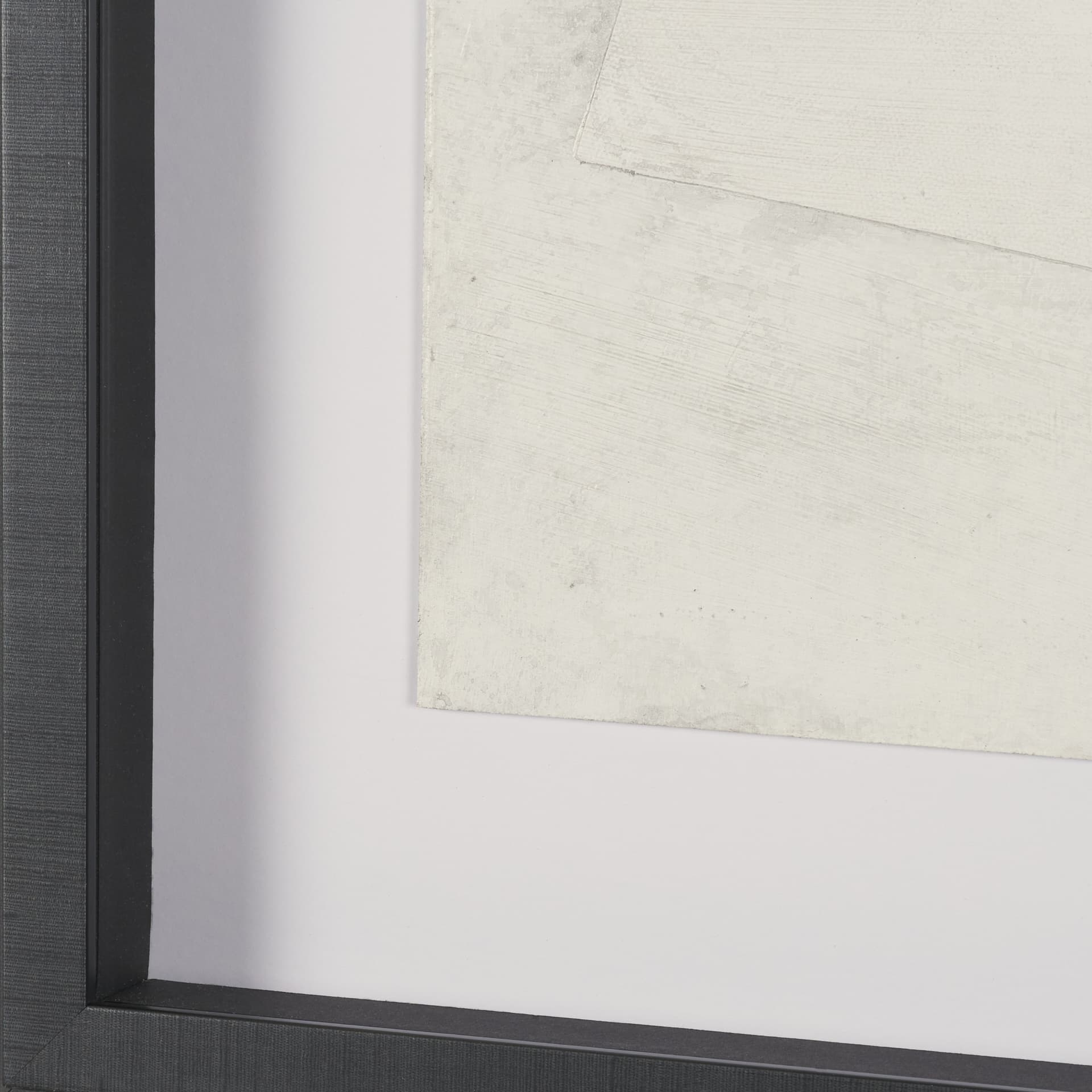 Linen Folds II by Mercana Studio Handmade Original Framed Artwork Matted under Glass — product photograph