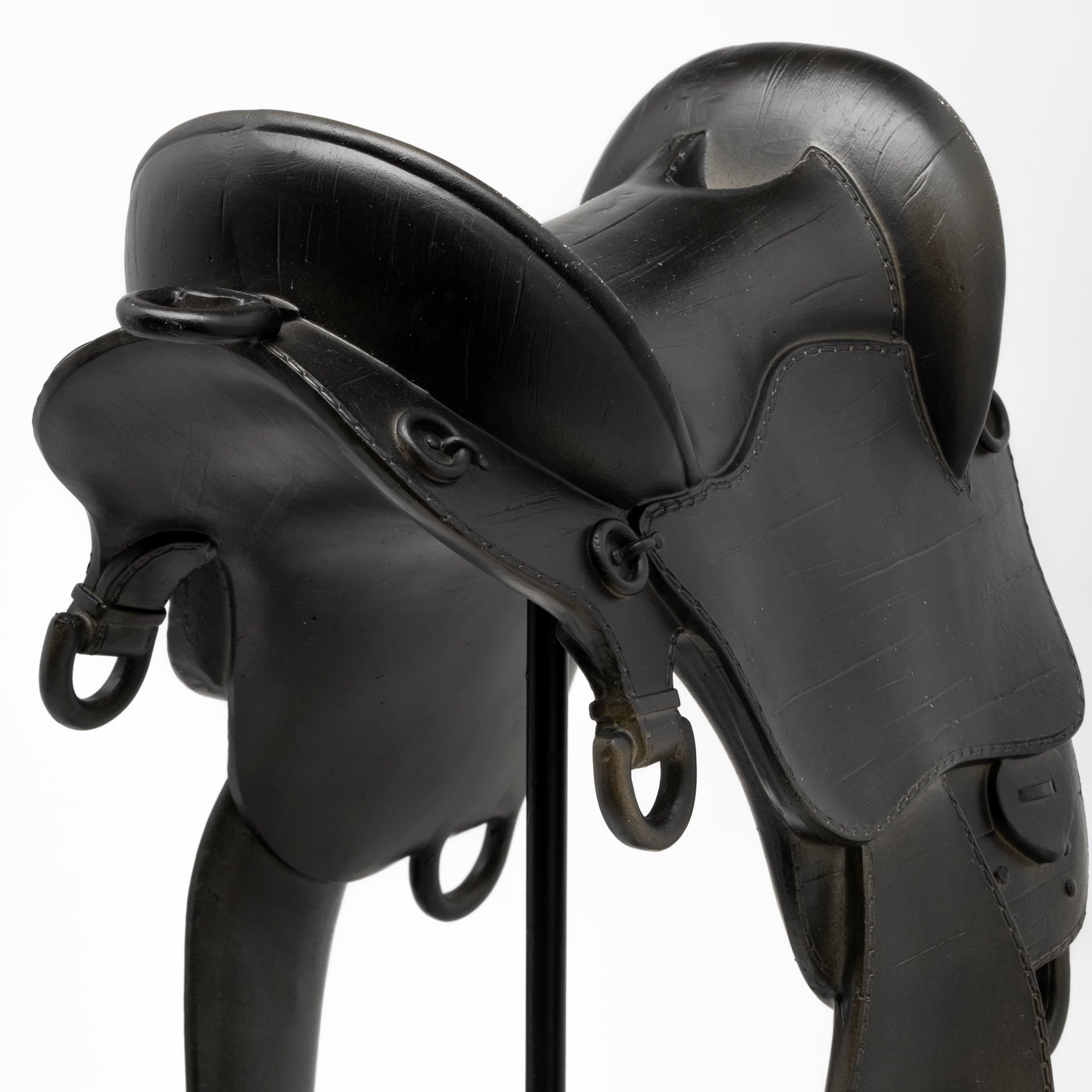 Colt III 8L x 9W Black Equestrian-Inspired English Horse Saddle — product photograph