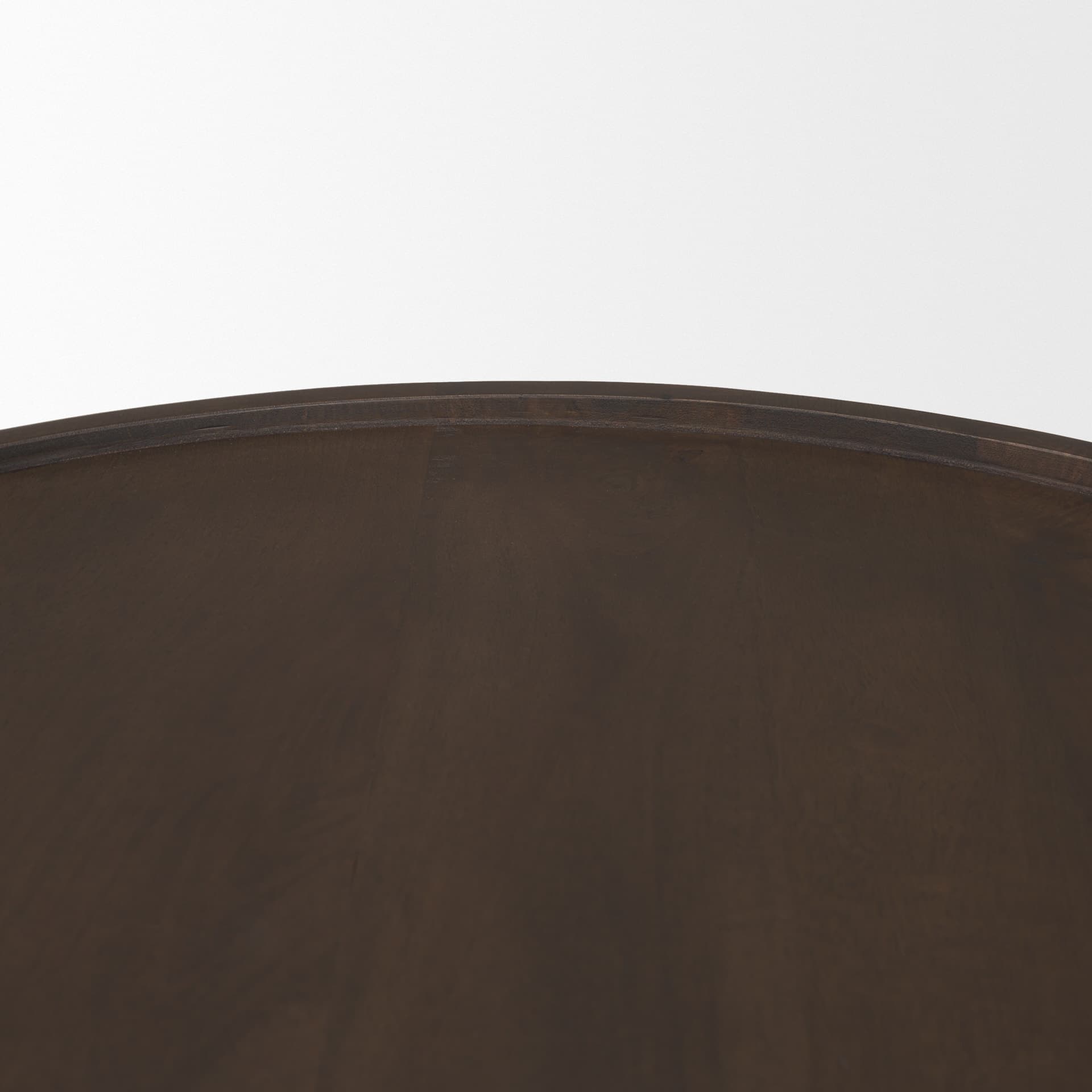 Takoda Dark Brown Wood Tapered Drum Nesting Coffee Tables — product photograph