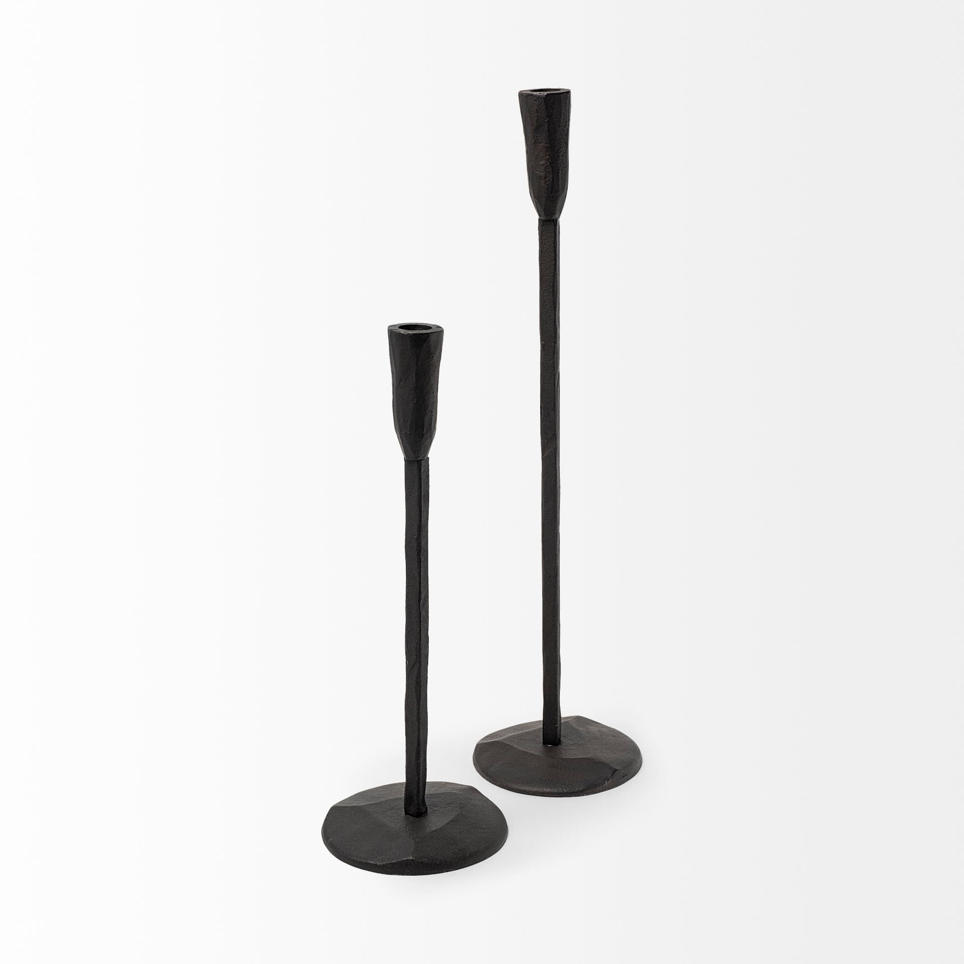 Levit (Small) Black Table Candle Holder — product photograph