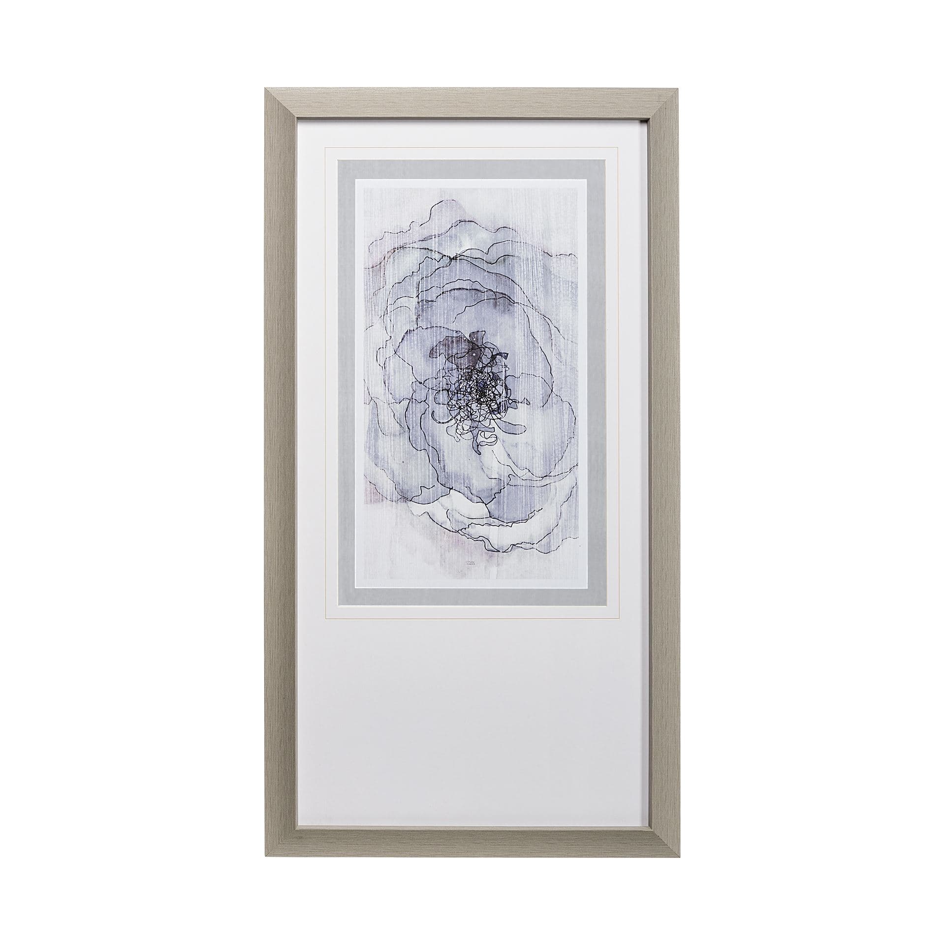 Sun and Rain I by Alarm a Hand Embellished Textured Framed Art Print Matted under Glass — product photograph