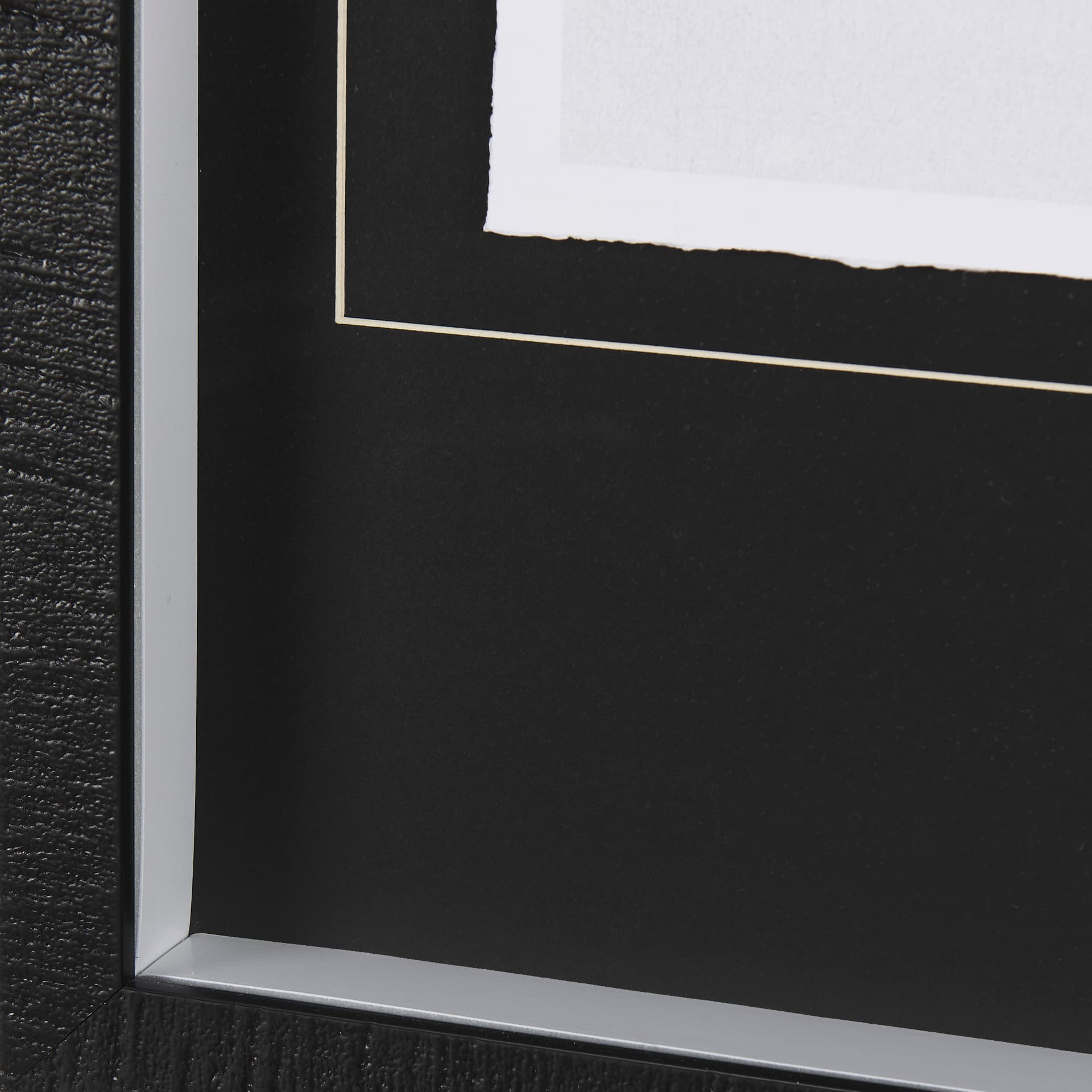 Organic Line Drawing I by Mercana Studio Hand Embellished Framed Art Print Matted under Glass — product photograph