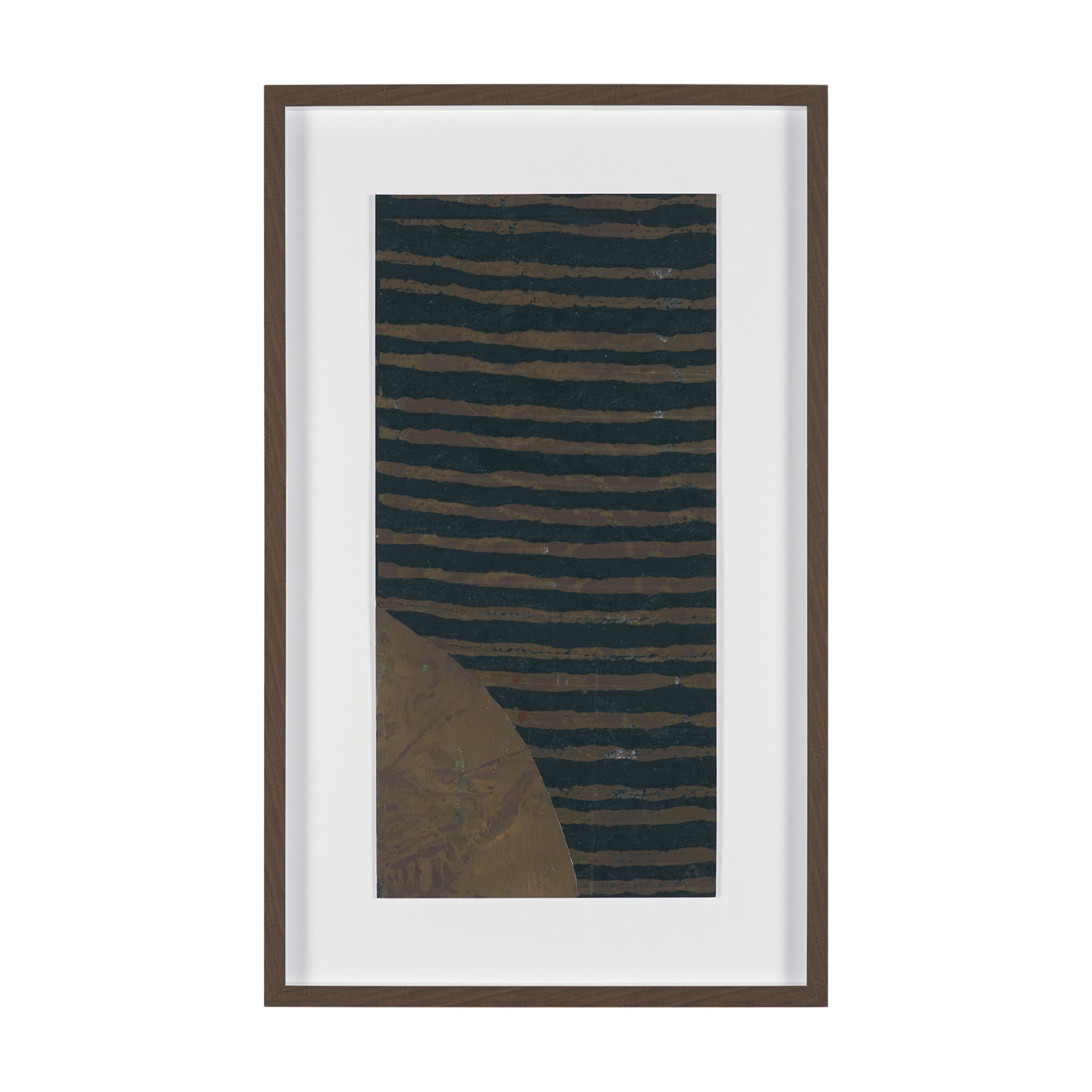 Magnitude I Abstract by Chad Warren a Hand Embellished Framed Print under Glass — product photograph