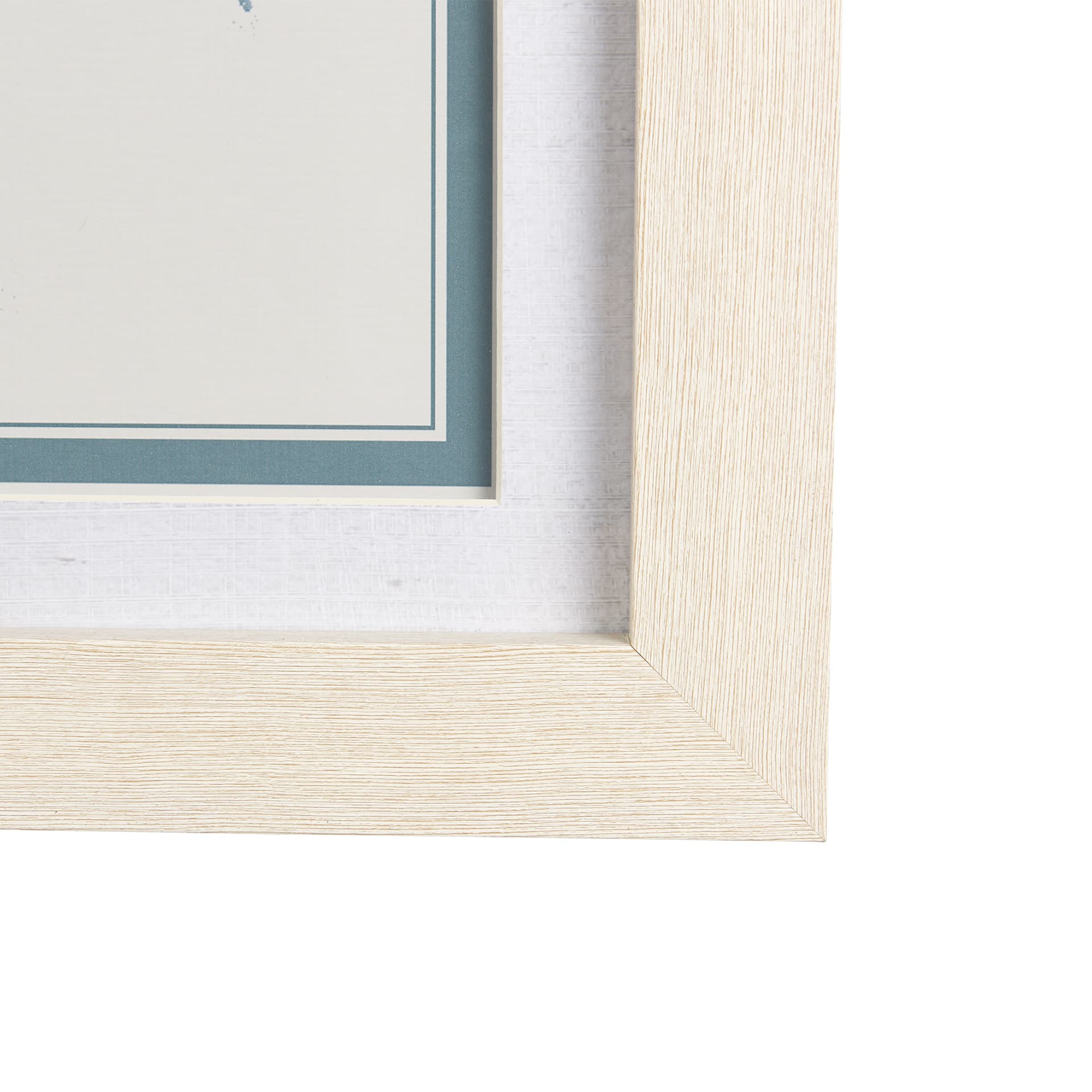 Manhattan Map I by Mercana Studio a Hand Embellished Textured Framed Art Print Matted under Glass — product photograph