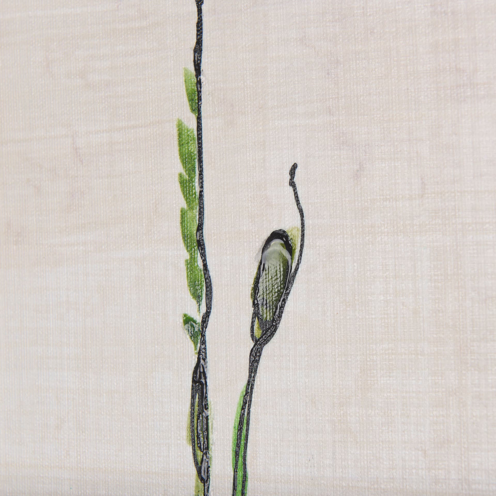 Meadow flowers III by Mercana Studio a Hand Embellished Textured Canvas — product photograph