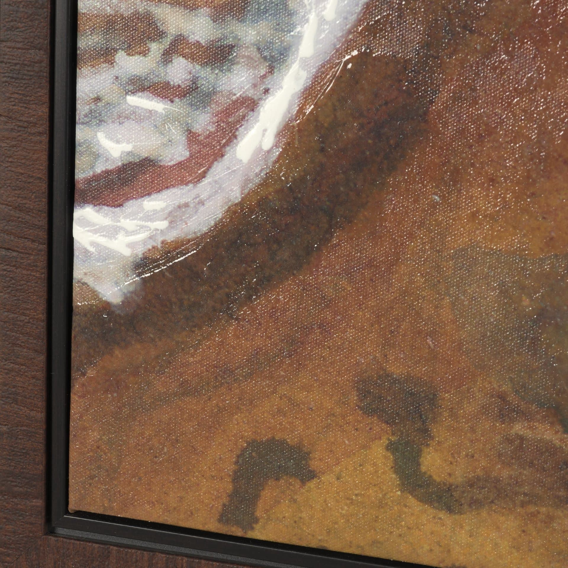 Rusttone I by Mercana Studio Hand-Embellished Textured Framed Canvas Artwork — product photograph