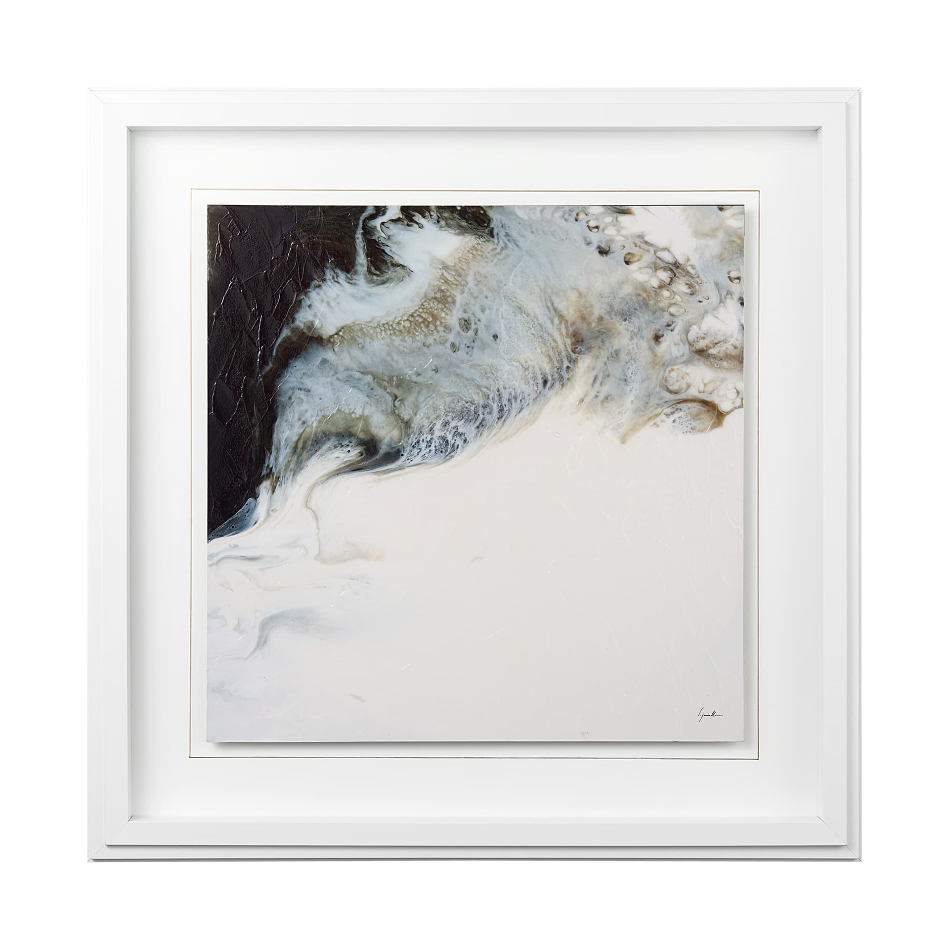 Threshold II by Mercana Studio a Hand Embellished Textured Framed Art Print — product photograph