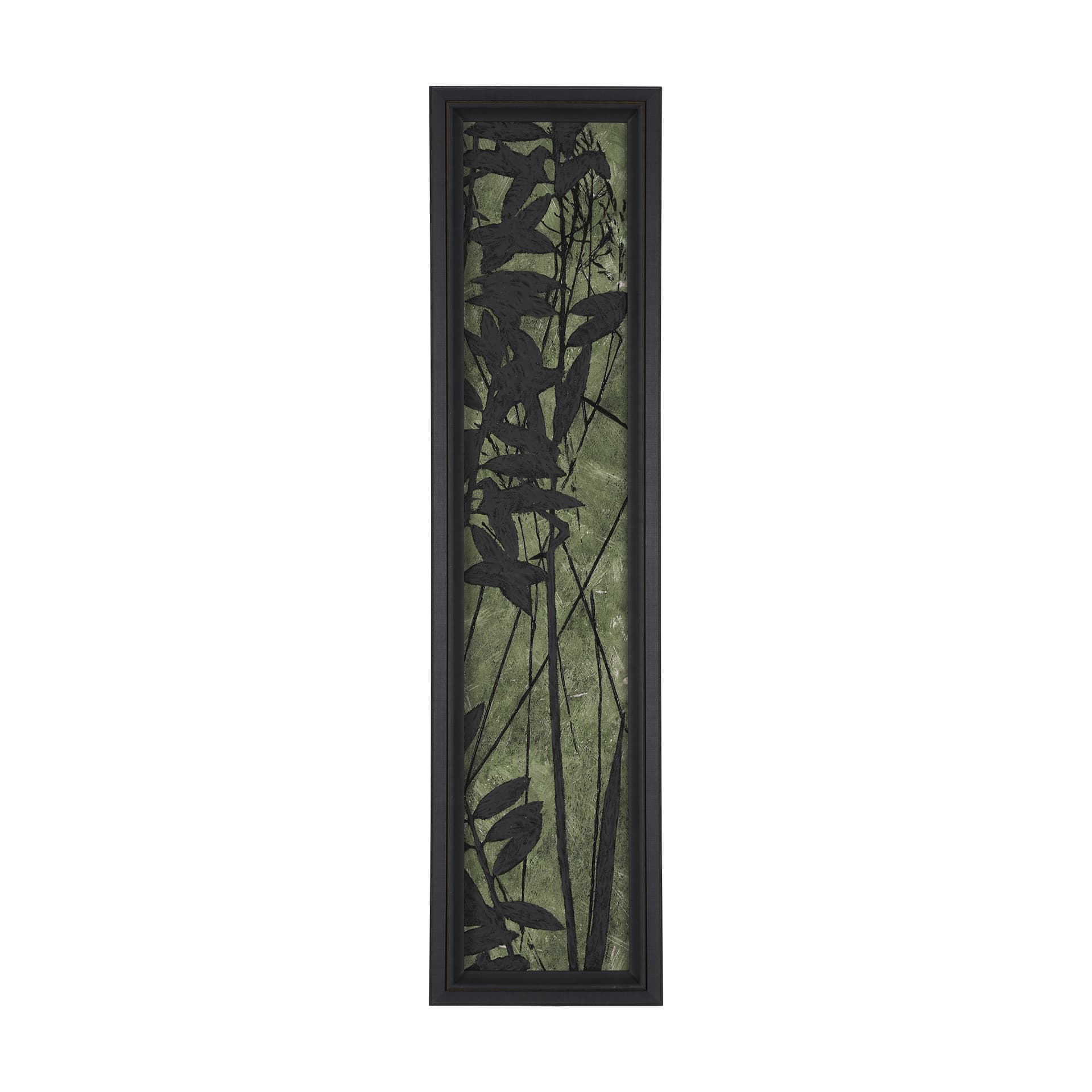 Etched Silouette V by Mercana Studio a Hand Embellished Textured Framed Art Print — product photograph