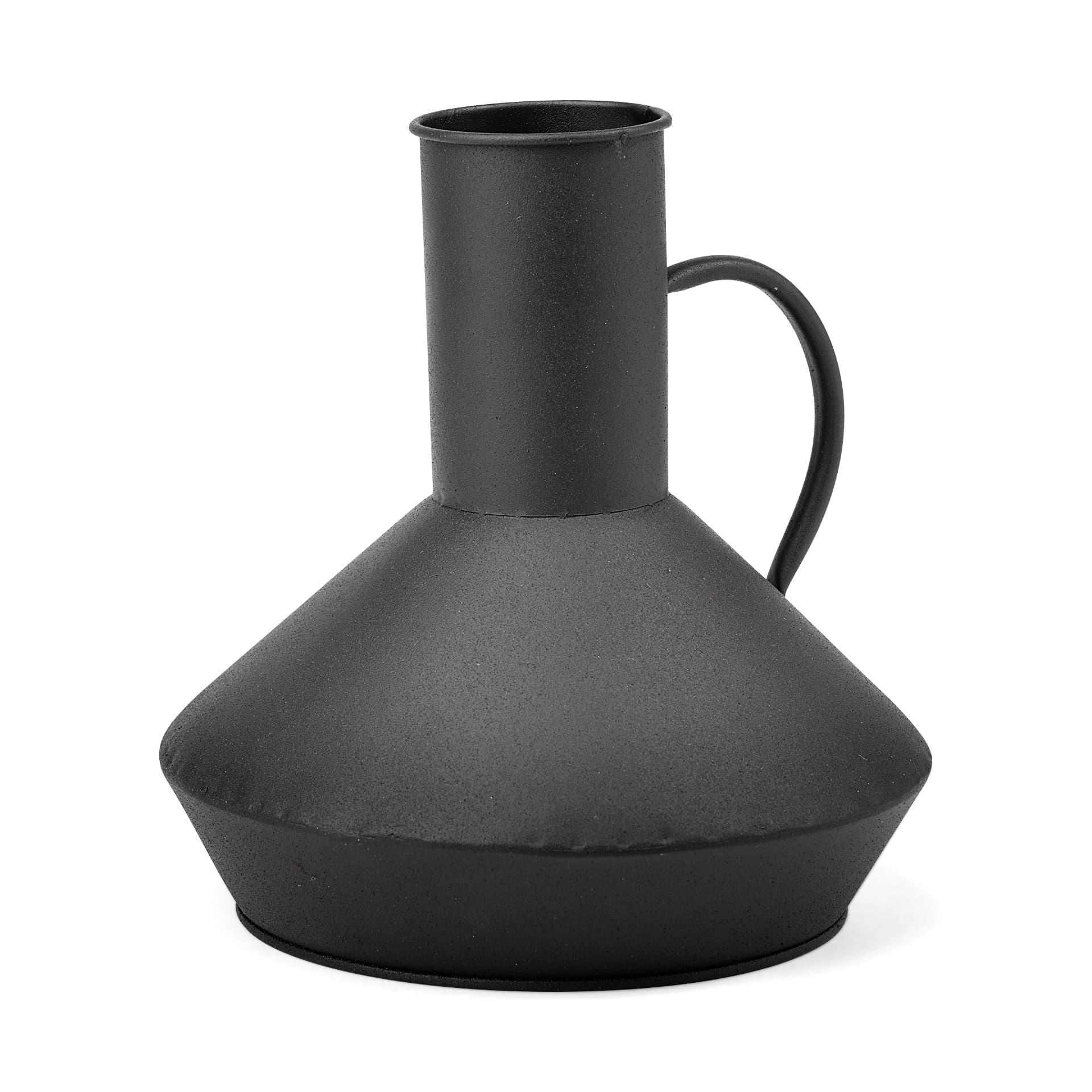 Emily I 8L x 8W Black Metal Decorative Jug — product photograph