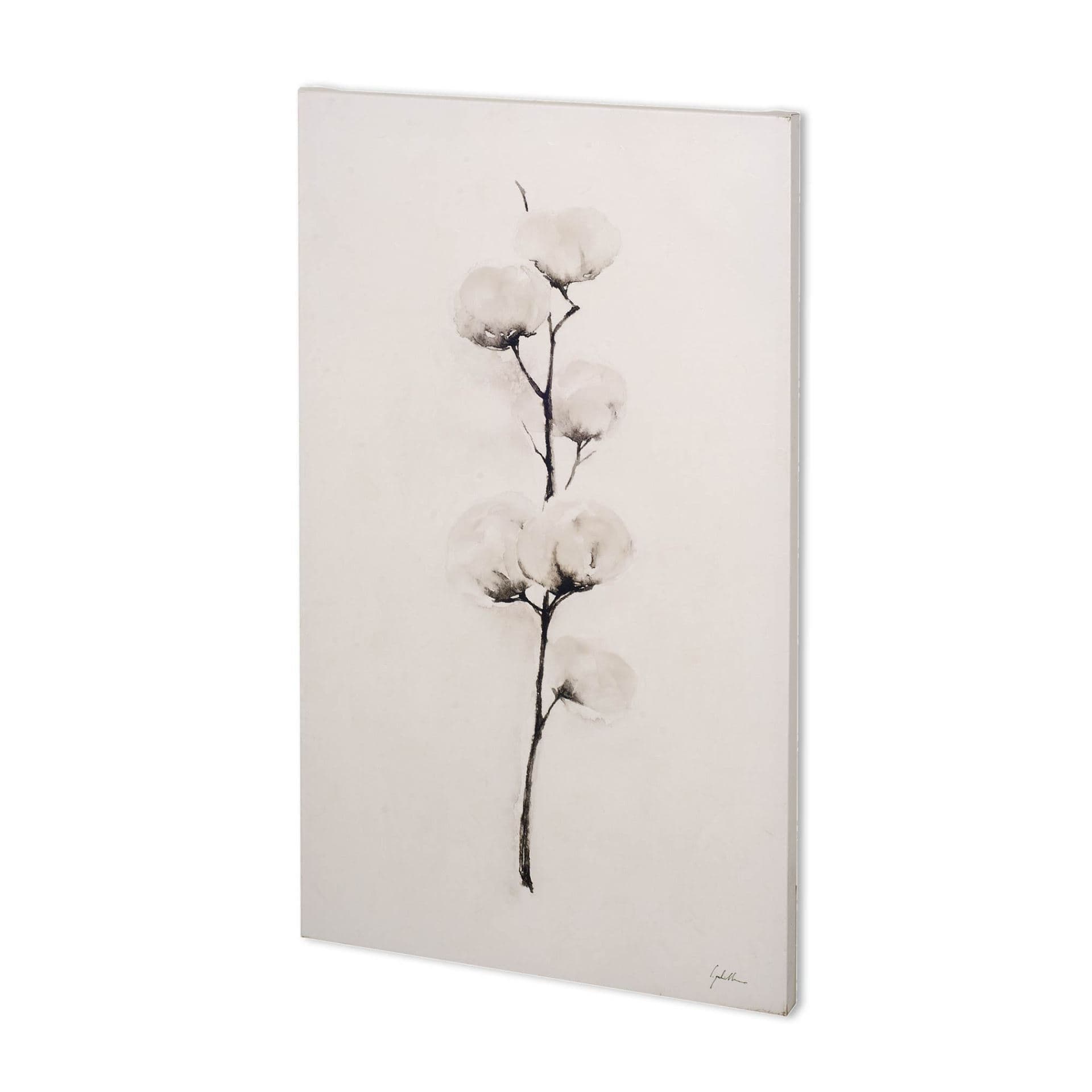 Snow Greetings II by Mercana Studio a Hand Embellished Textured Canvas — product photograph