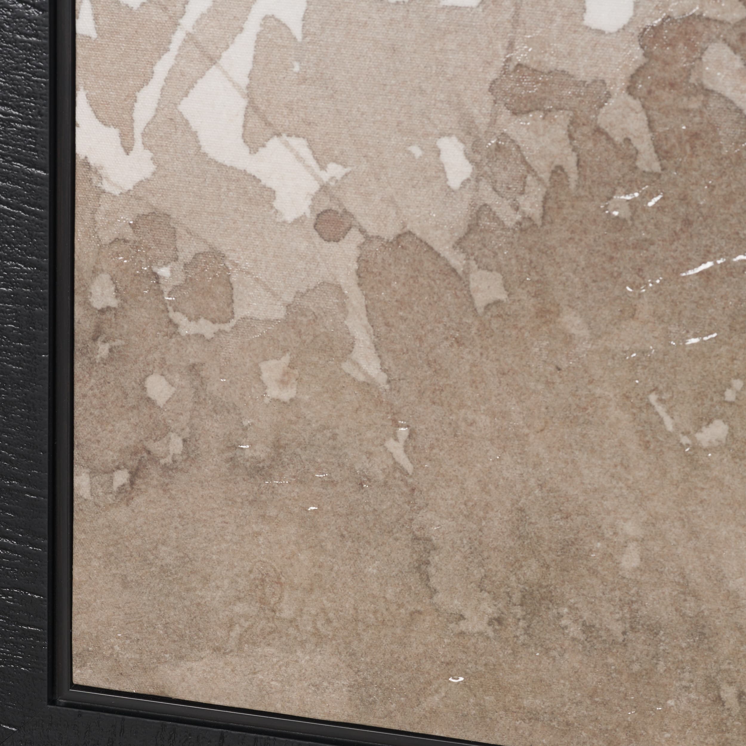 Lowland Fog C by Mercana Studio Hand-Embellished Textured Framed Canvas Artwork — product photograph