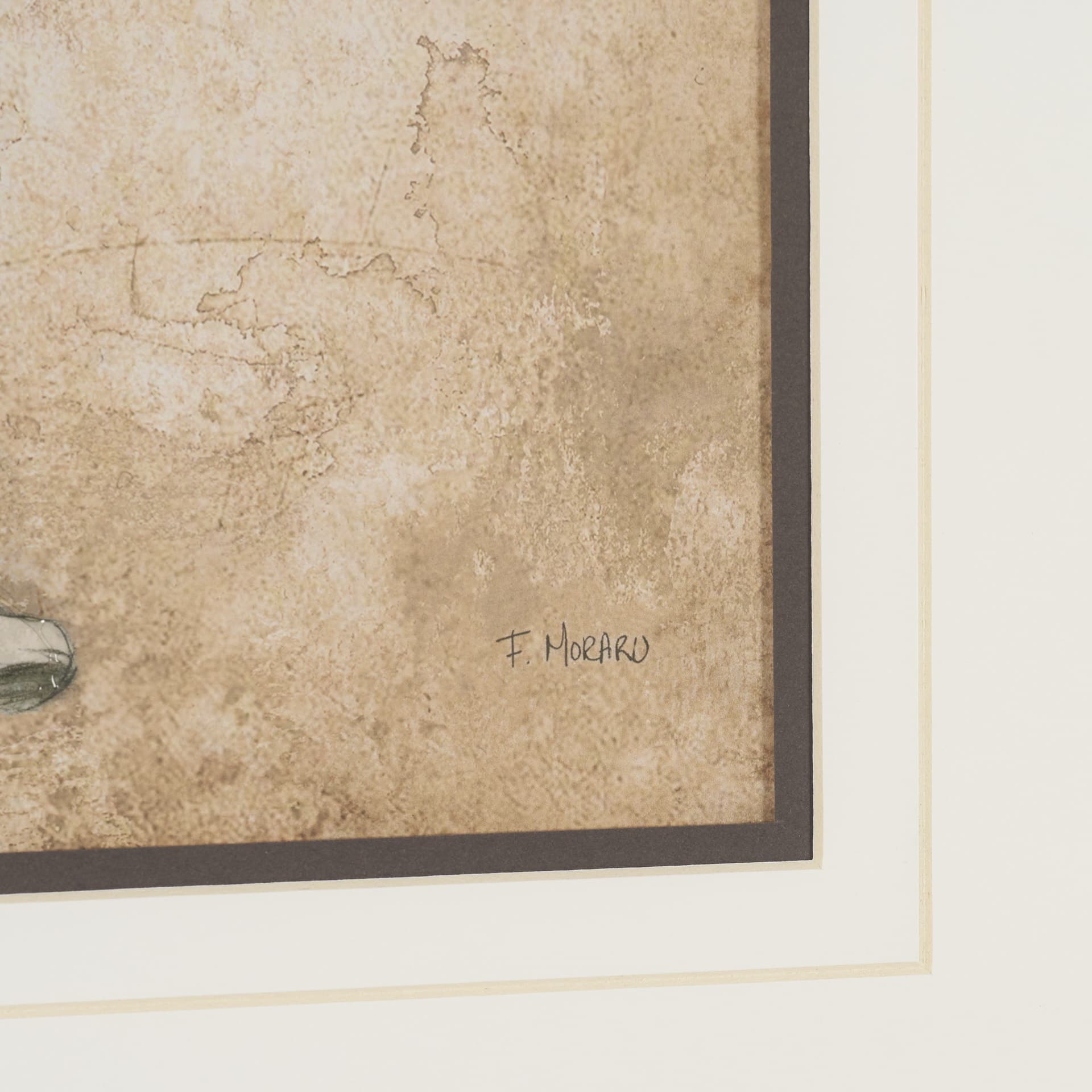 Golf Swing I by Mercana Studio Hand-Embellished Framed Artwork Matted under Glass — product photograph