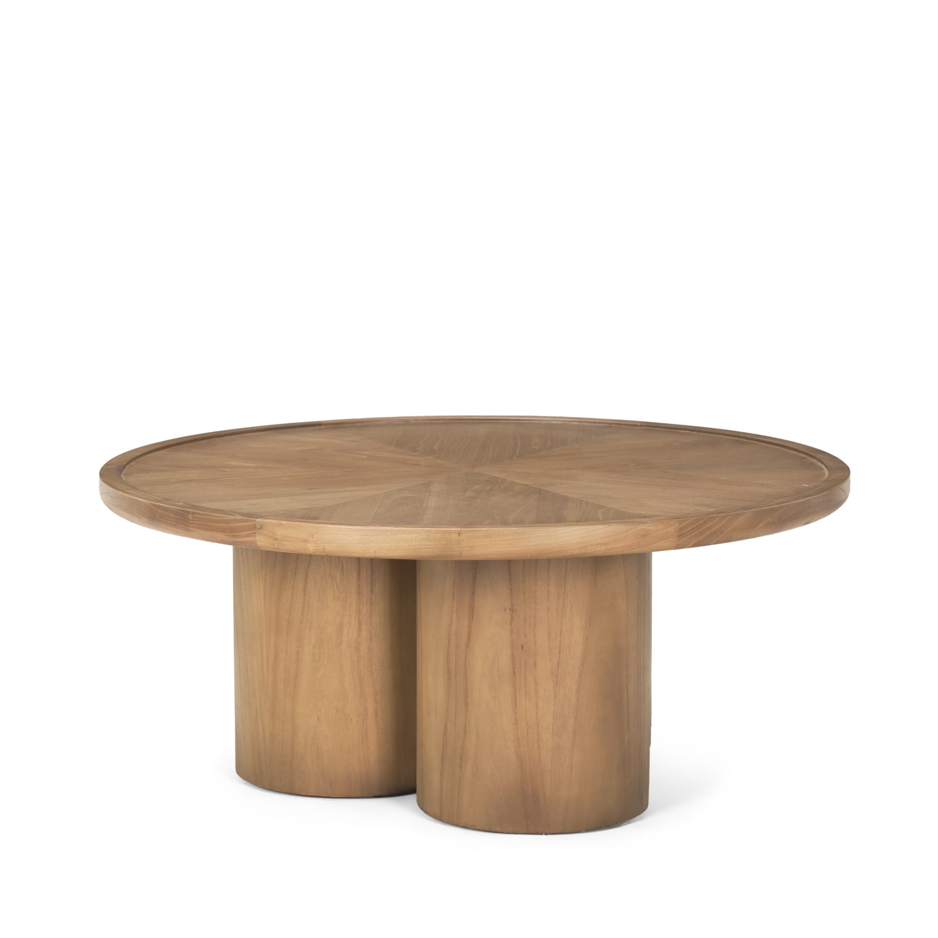 Tavi Medium Brown Round Coffee Table — product photograph